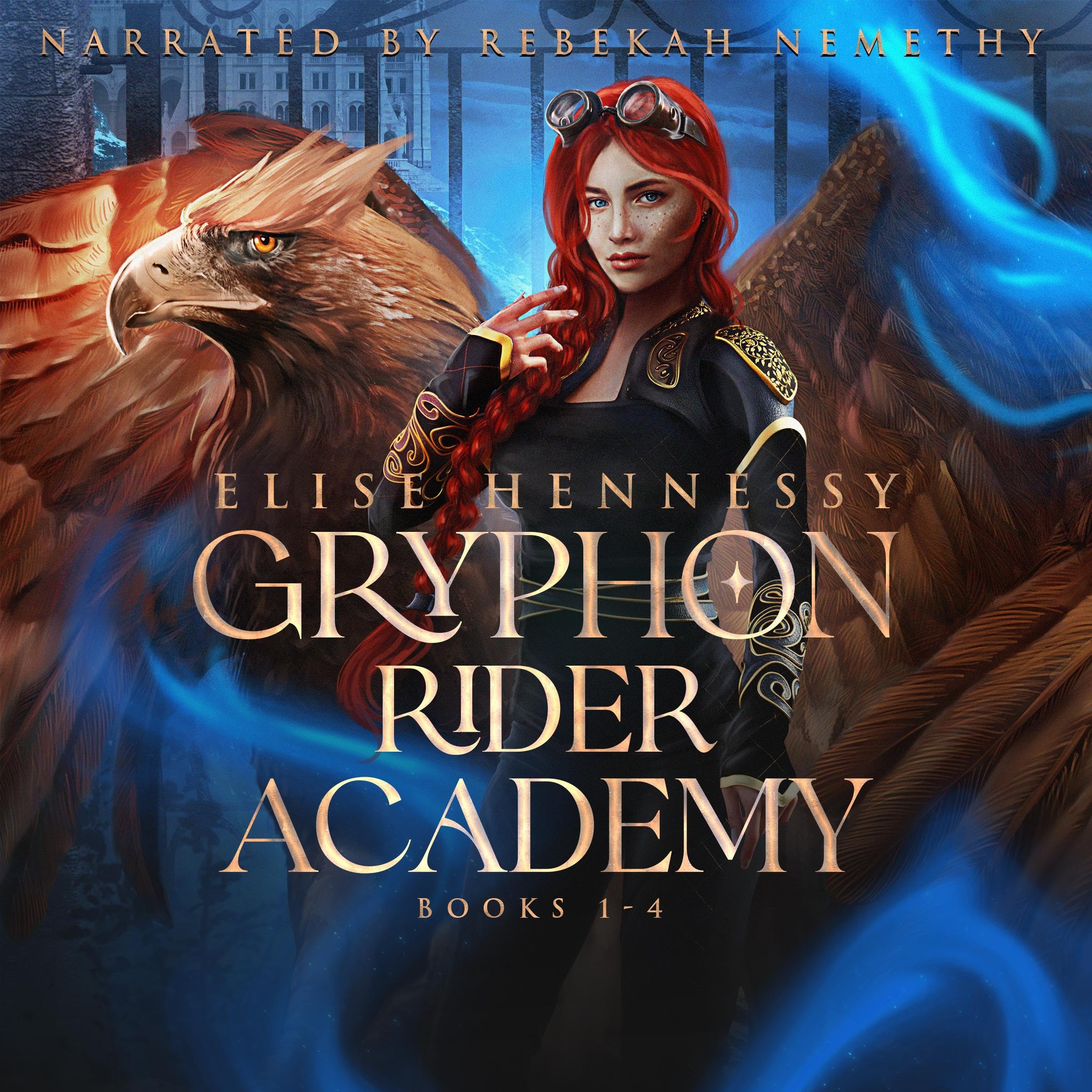 Cover art for Gryphon Rider Academy Omnibus 1, Books 1-4