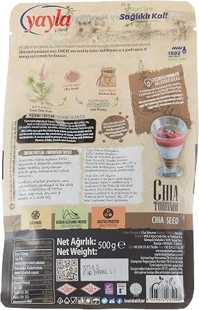 Yayla Gurme Chia Tohumu 500 Gr