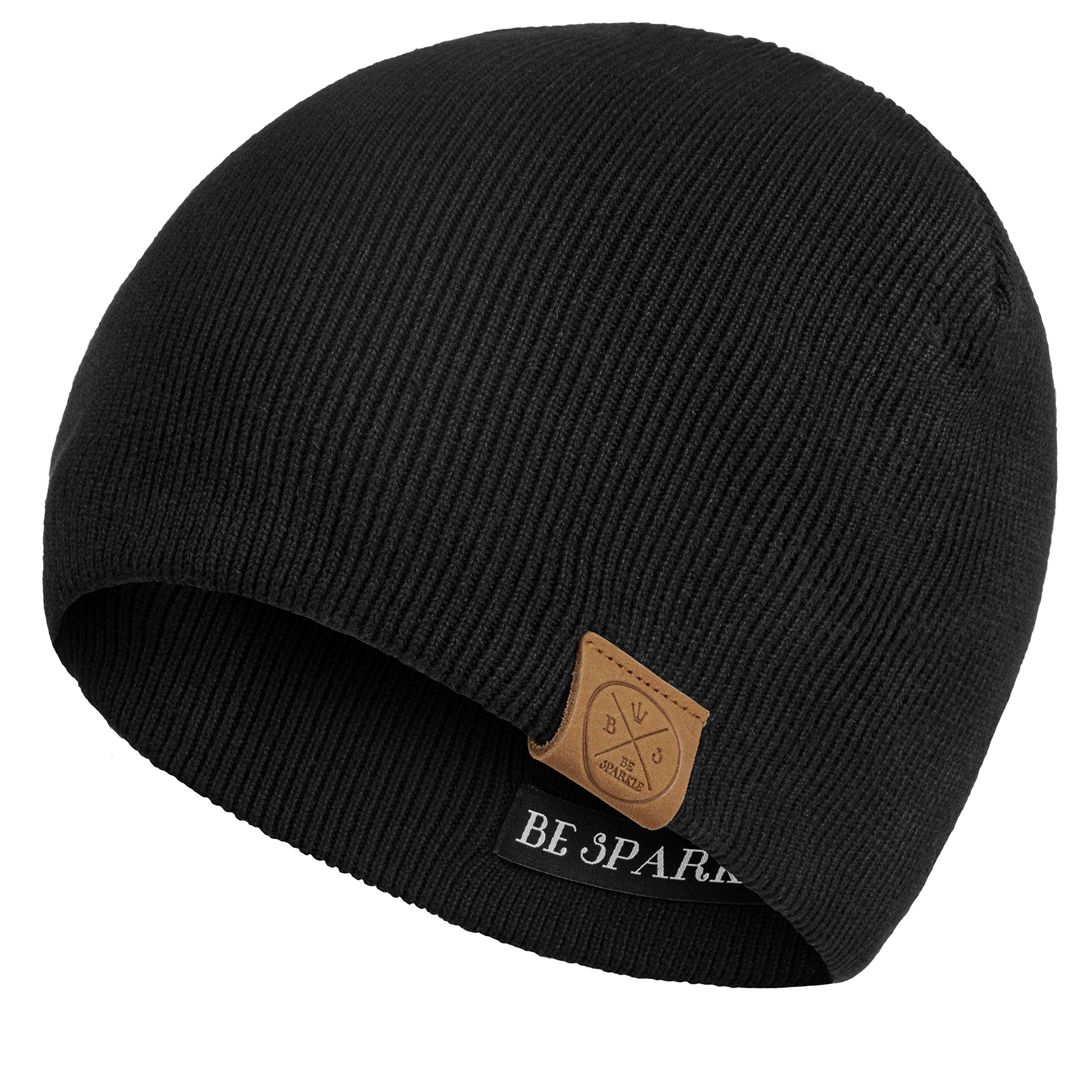 Mens Winter Beanie Hats for Men-Warm, Stretchy & Soft Cold Weather Toboggan Watch Caps