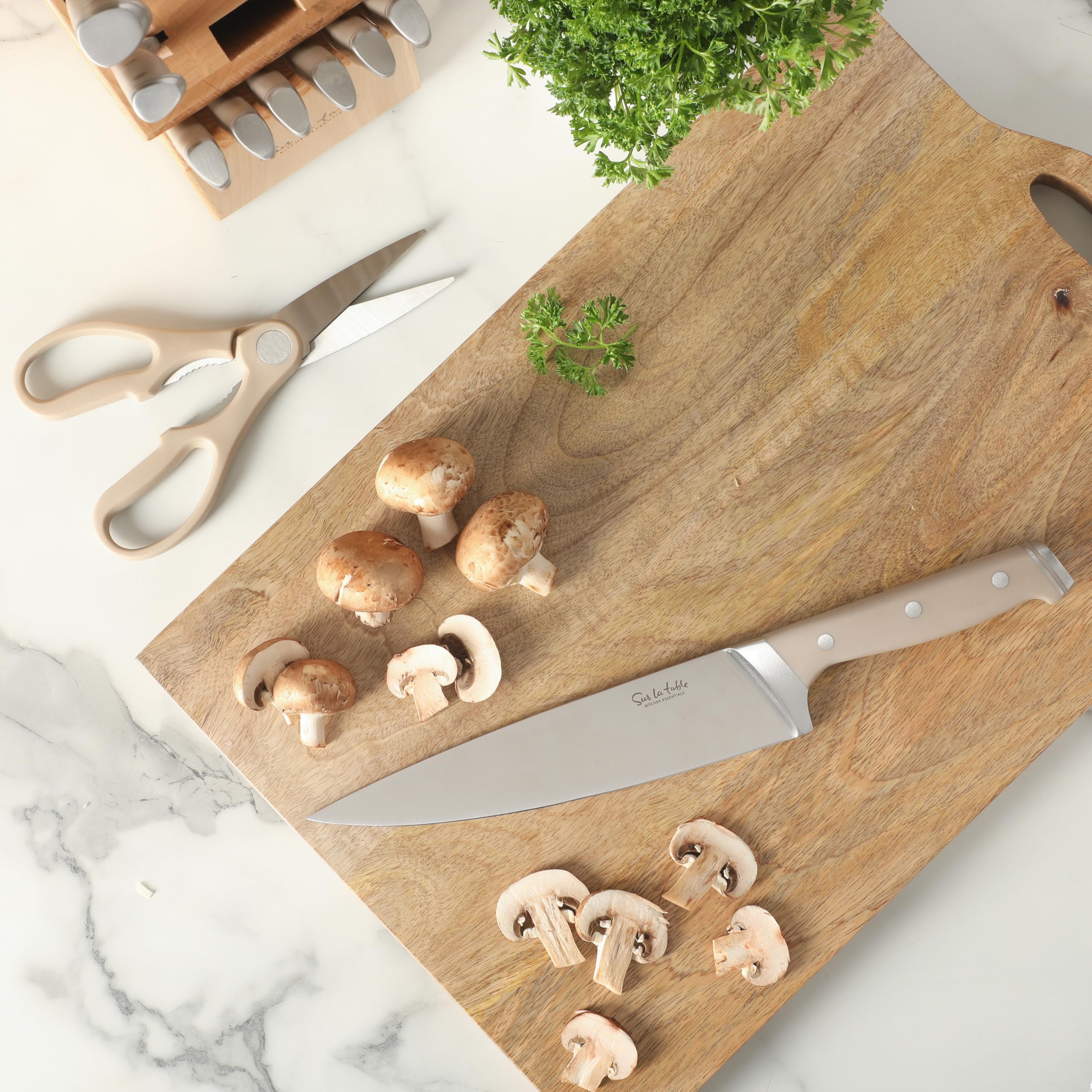 la Cuisine Contemporaine セット Amazon.com: Sur La Table Kitchen Essentials Knife Set with Block