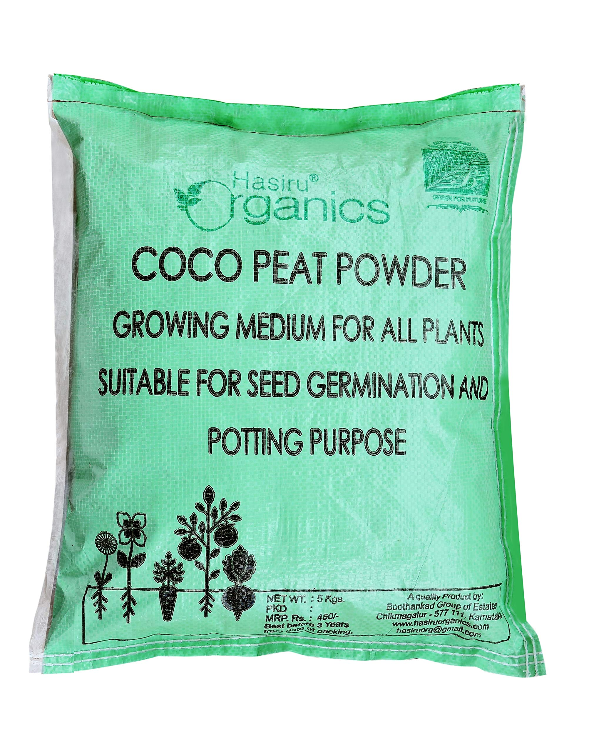 HASIRU Coco Peat Powder - 5 Kg
