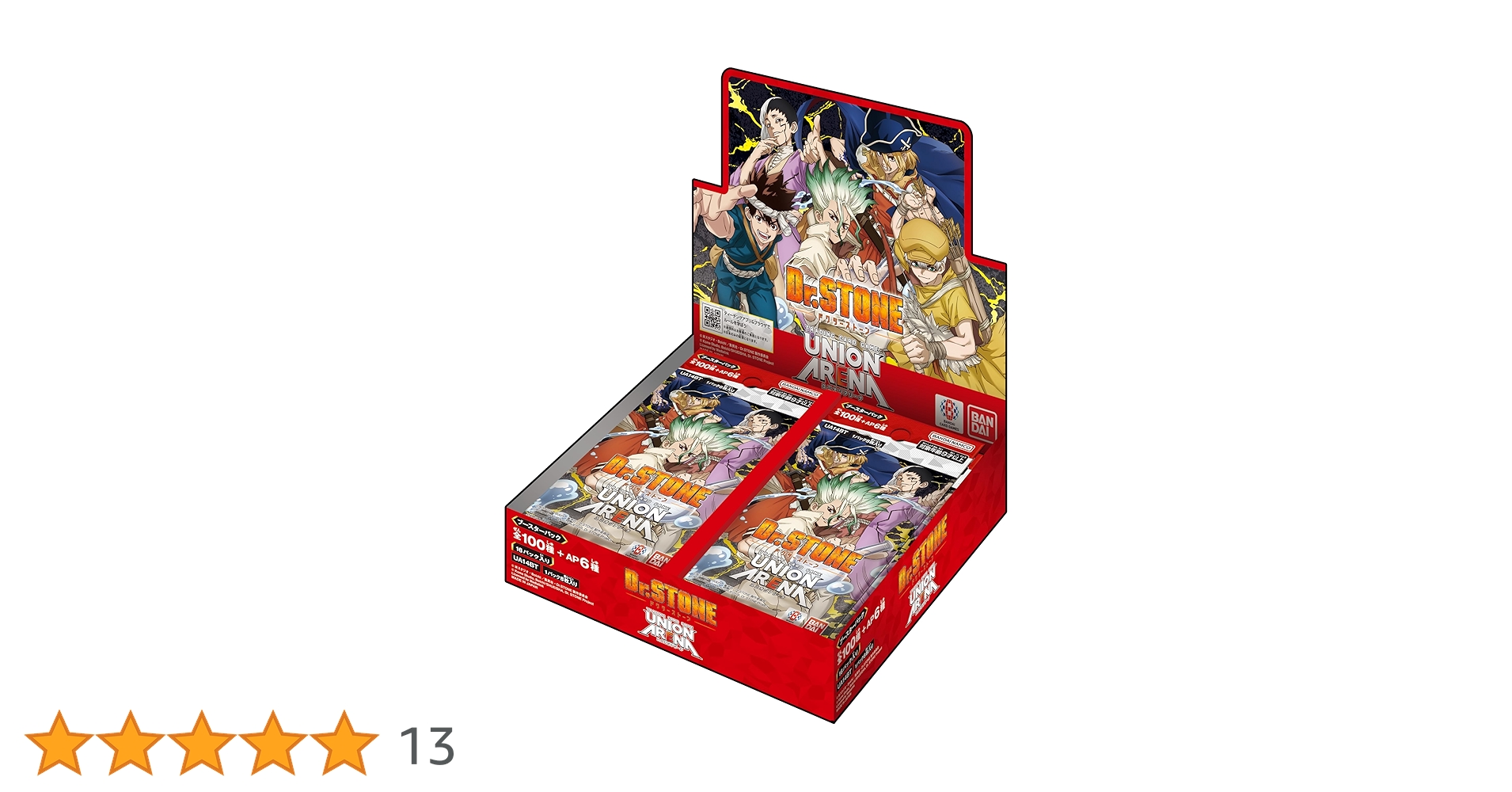 BANDAI - ユニオンアリーナ ブースターパック Dr.STONE【UA14BT】  2BOX カードダスドットコム 公式サイト | 商品情報 - UNION ARENA