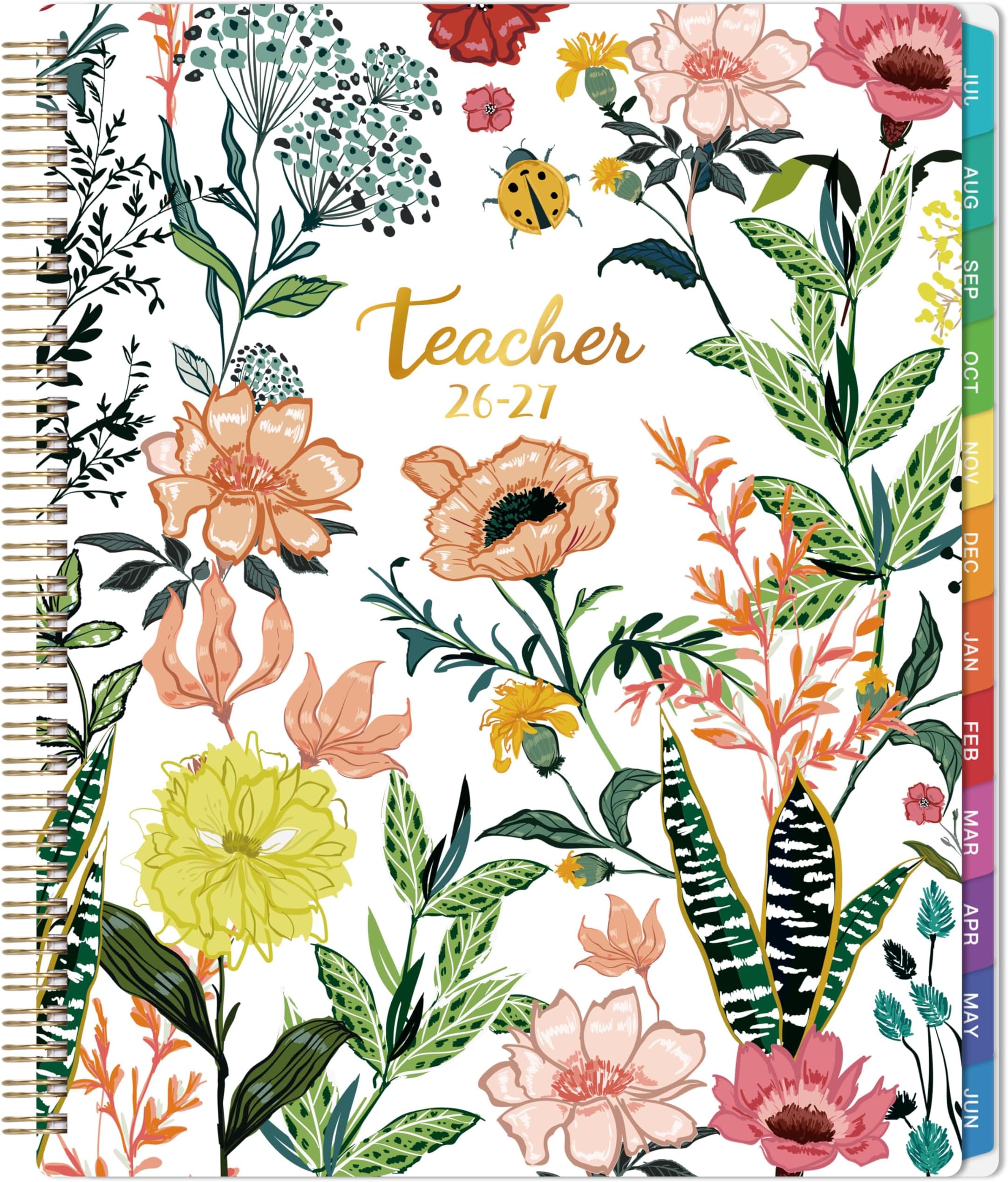 Teacher Planner 2026-2027 - Lesson Planner from Jul. 2026 - Jun. 2027, 8.5'' x 11'', Lesson Plan Book, Weekly and Monthly Homeschool Planner, Academic Planner 2026-2027 with Inspirational Quotes