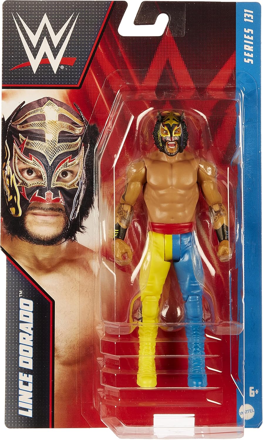 Mattel WWE Lince Dorado Action Figure, Posable 6-inch Collectible for Ages 6 Years Old & Up