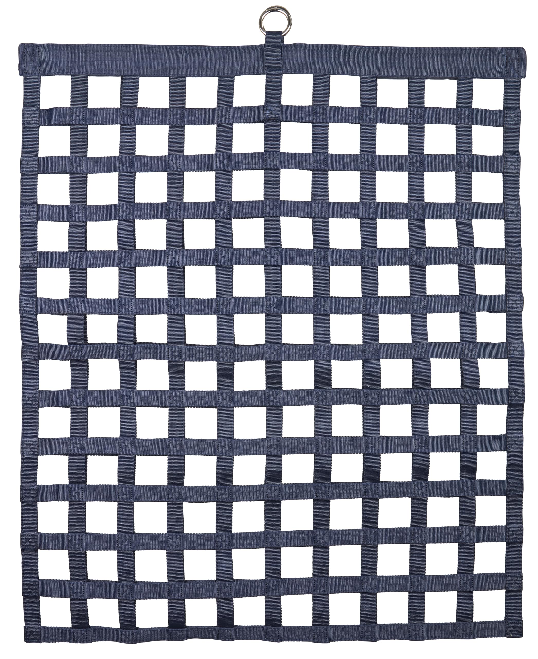 SmartEquine Slow Feed Hay Bag for Horses | Hay Feeder Net with Resistant Nylon | Gator Mouth Enclosure for Easy Loading | Fits 10-15 lbs of Hay | 4