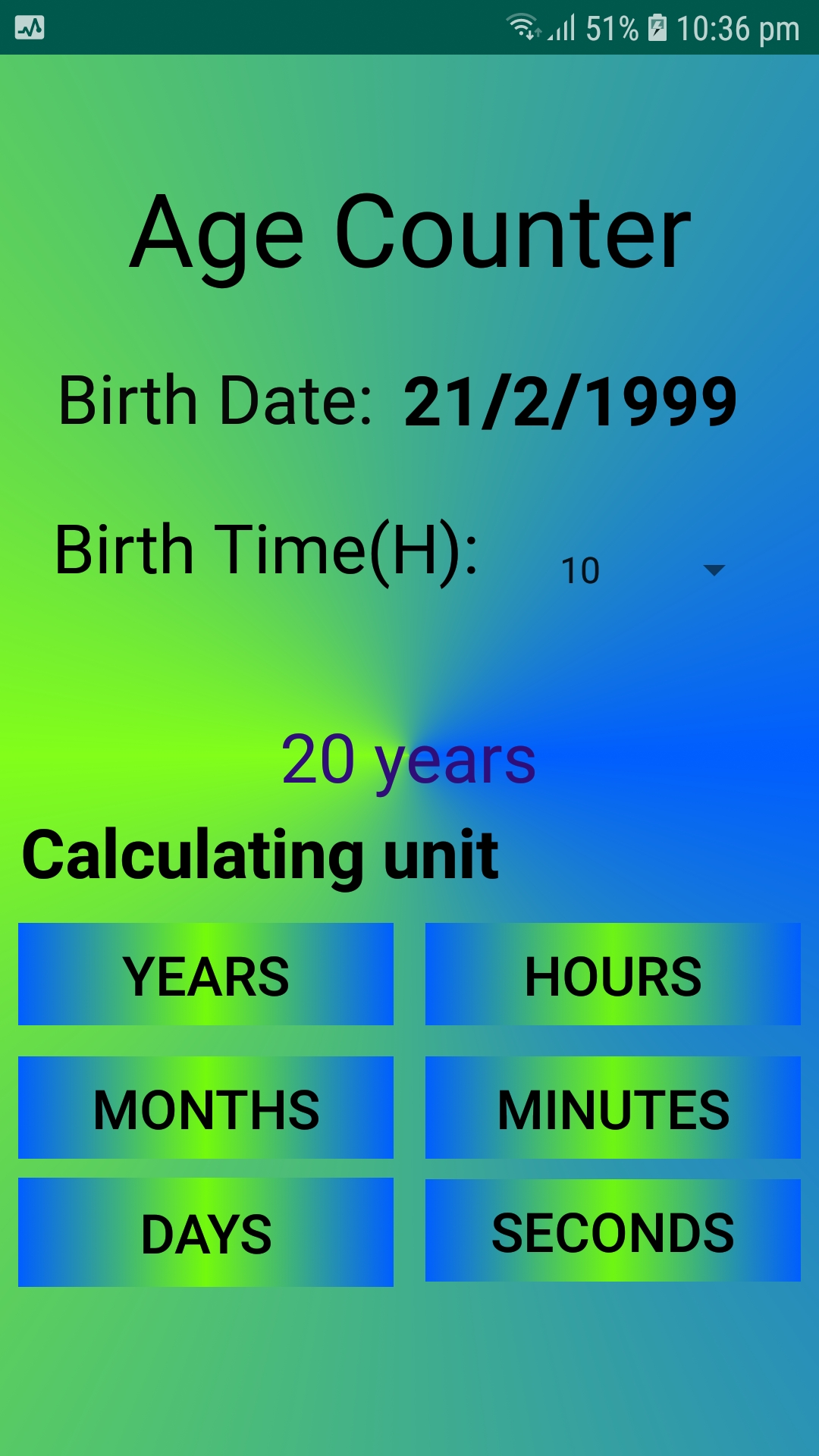 Age Counter - App on Amazon Appstore