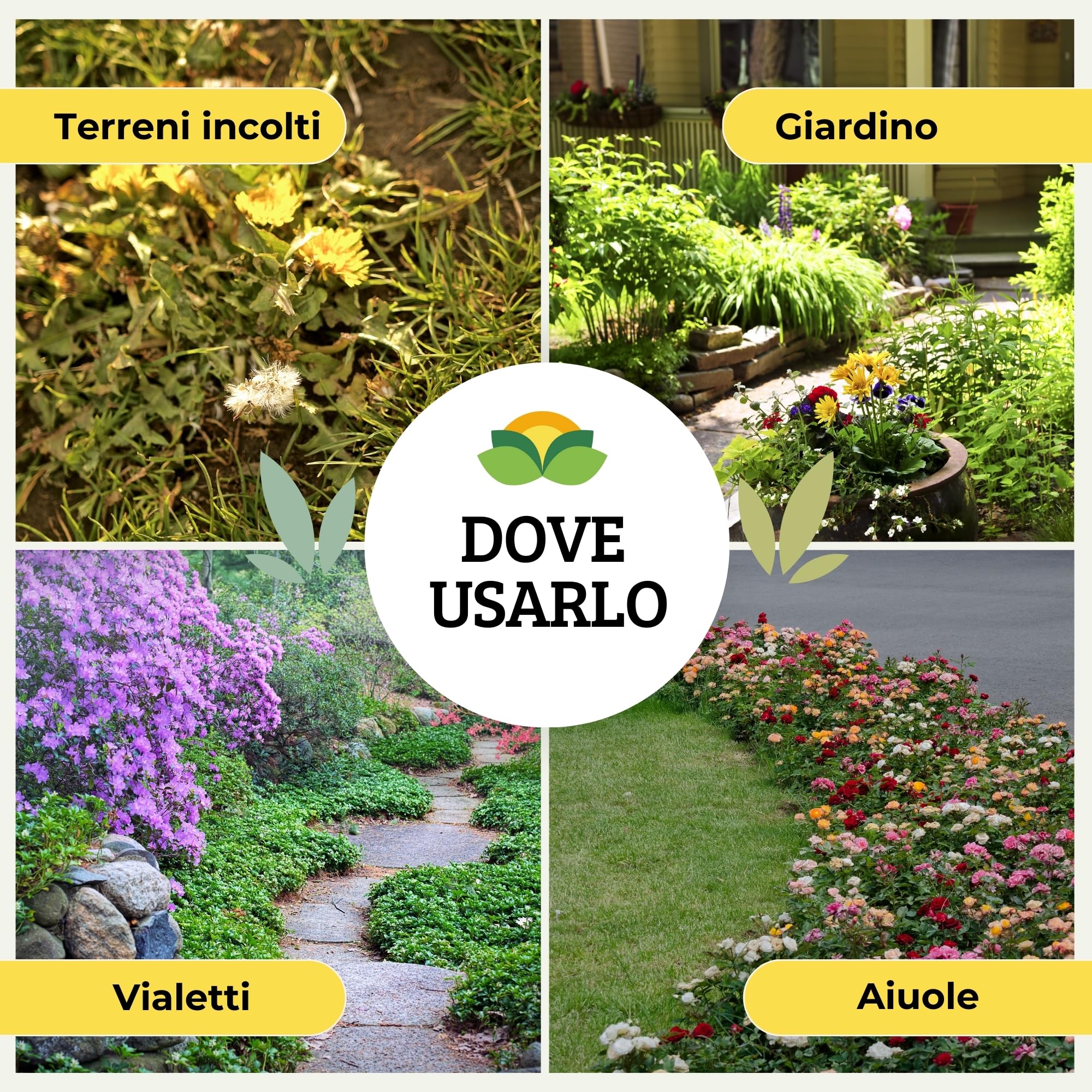 Albagarden Diserbante Totale Glifosate 2 x 500 ml Erbicida Sistemico