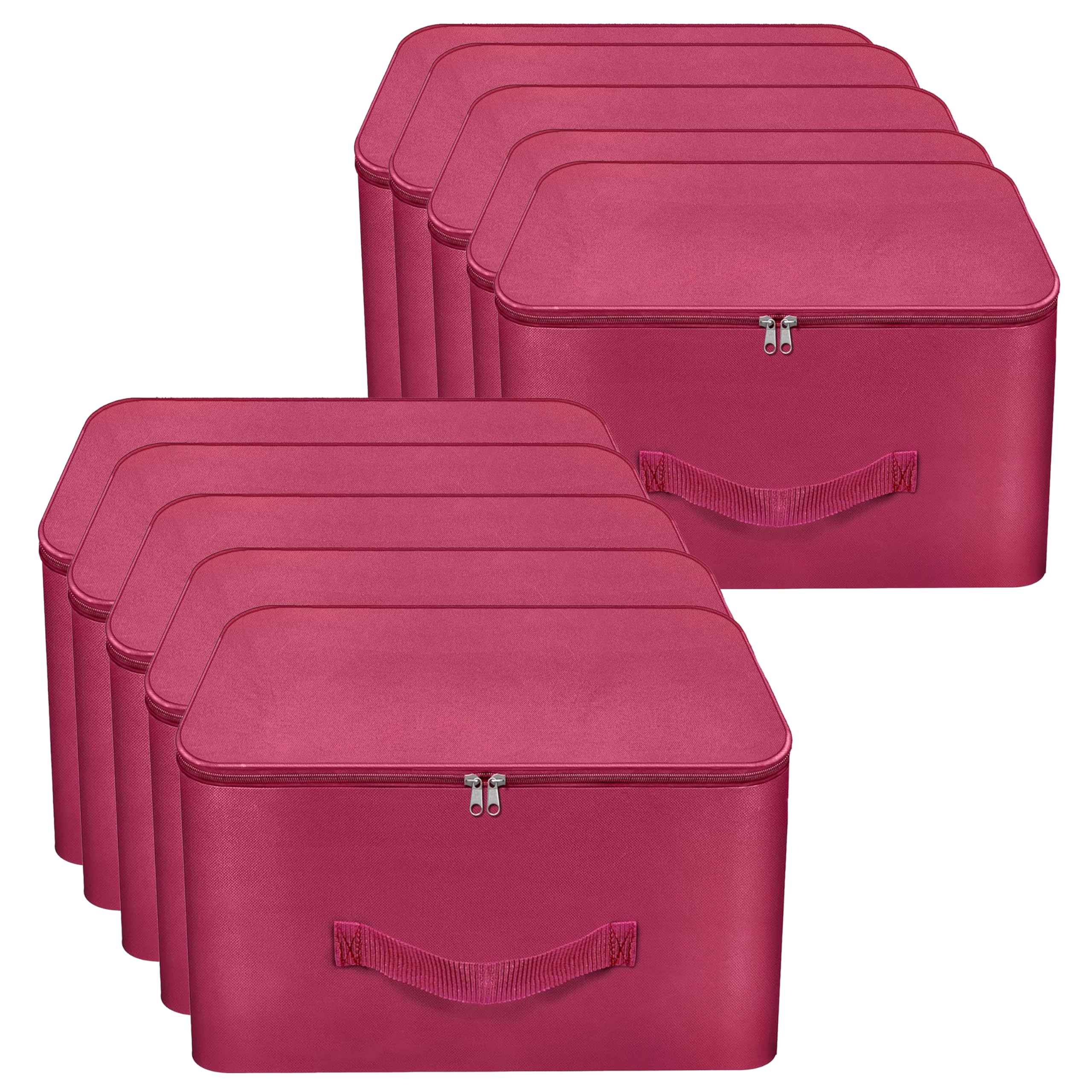 Storite 10 Pack Nylon Wardrobe Bag Underbed Cloth Storage Organizer Bag
