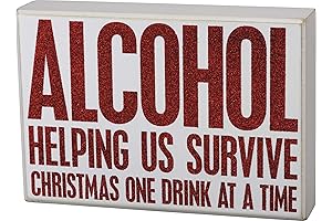 Primitives by Kathy Survives Christmas Snarky Christmas Sign