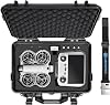 LEKUFEE Waterproof Hard Carrying Case for DJI Neo 2, Fly More Combo, DJI RC 2/RC N3, Battery(5 pcs), Charging Hub, and Other Accessories(Case Only)