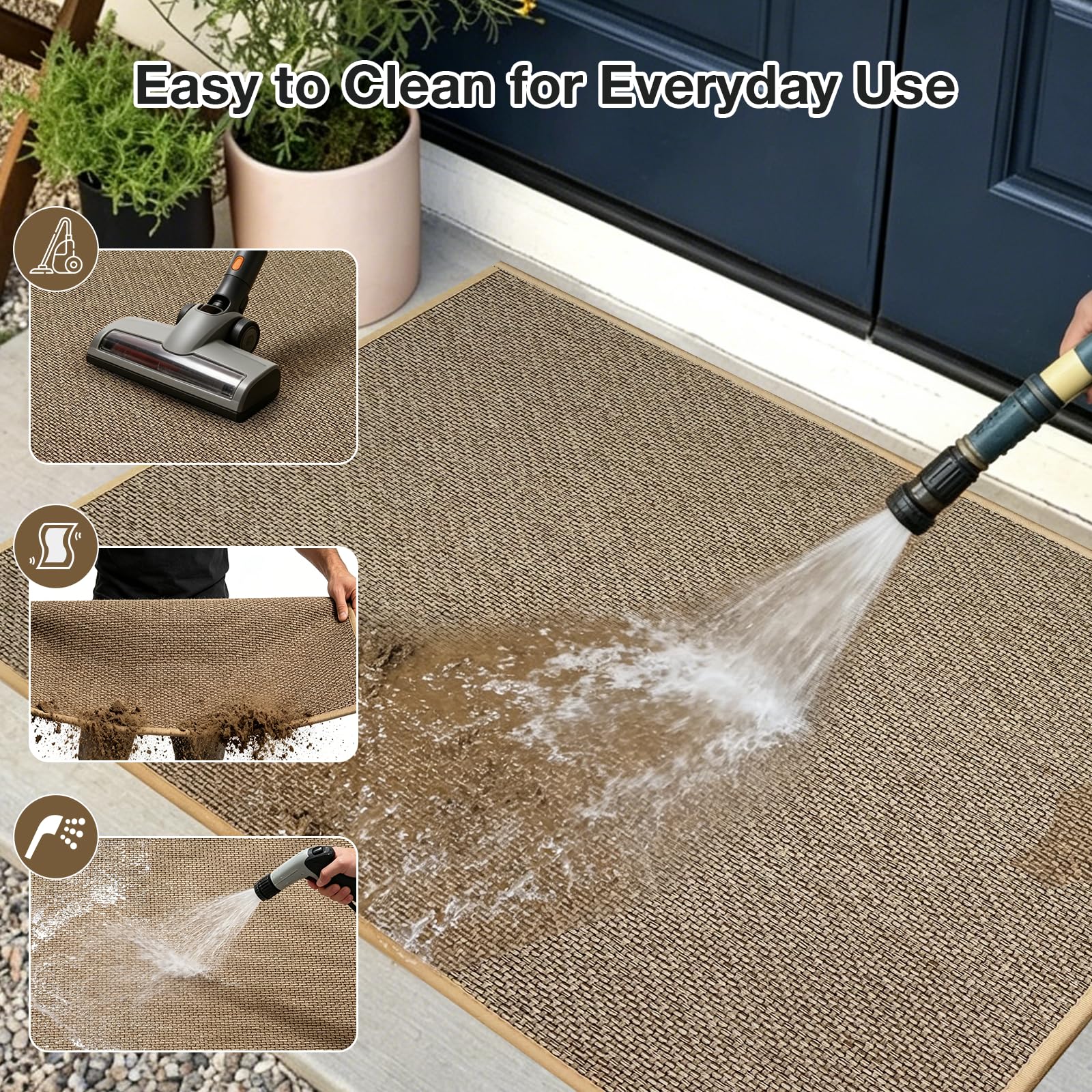 2x3 Door Mat - Non-Slip Entry Mat -3