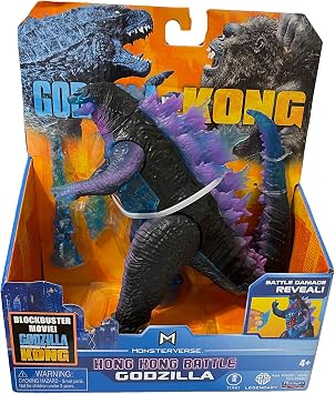 MonsterVerse Godzilla vs. Kong 6" Hong Kong Battle Godzilla 6" Hong Kong Battle