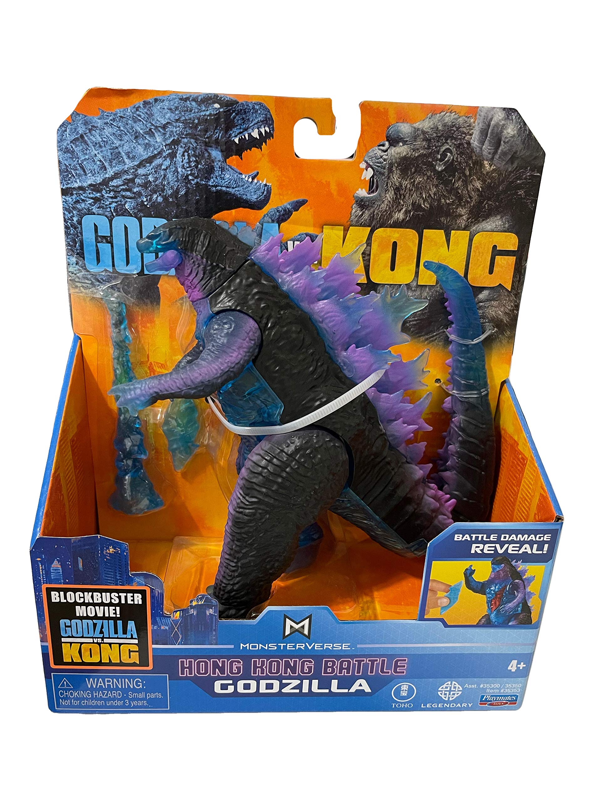 Godzilla vs Kong Monster Verse Hong Kong Battle Toy Figure (Godzilla