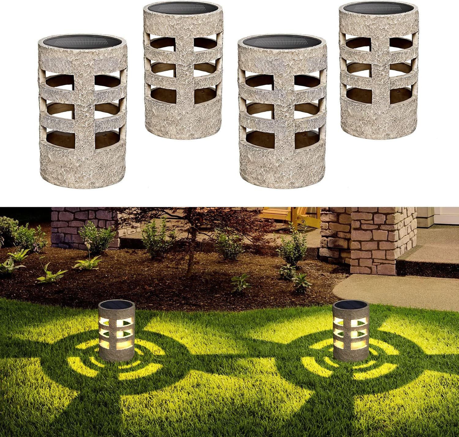 Solar Yard Lights, Outdoor Solar Lights Pathway,Pathway