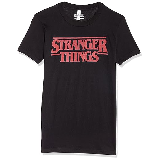 Stranger Things Men's Stranger Things T-Shirt, Medium, Black