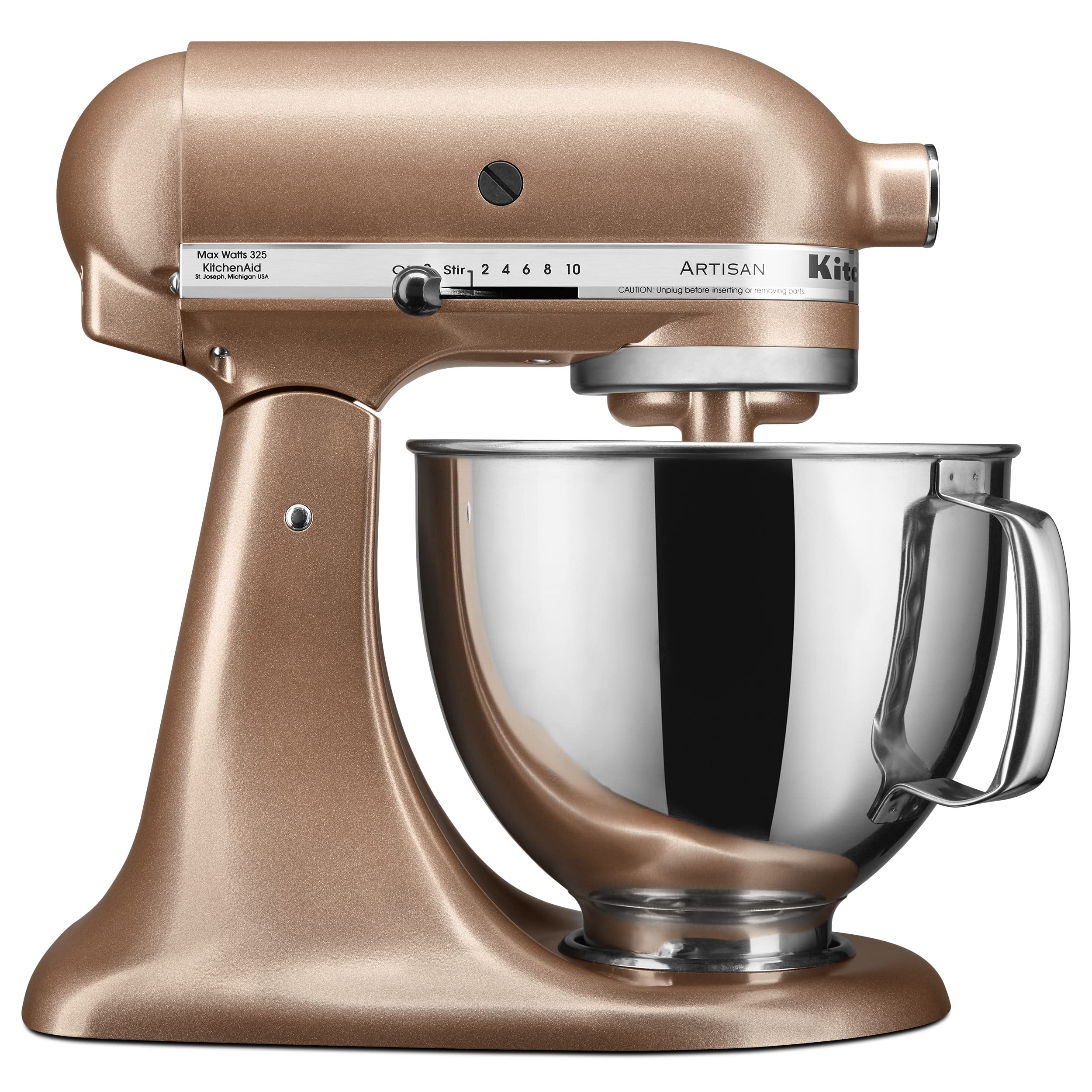 KitchenAid Artisan Series 5 Quart Tilt Head Stand Mixer, KSM150PS,Empire Red — view 29