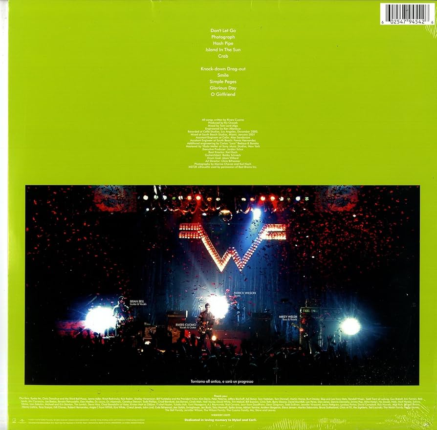 【新品】Weezer / Green Album LPレコード オリジナル盤 WEEZER / WEEZER (GREEN ALBUM) 180g – TICRO MARKET
