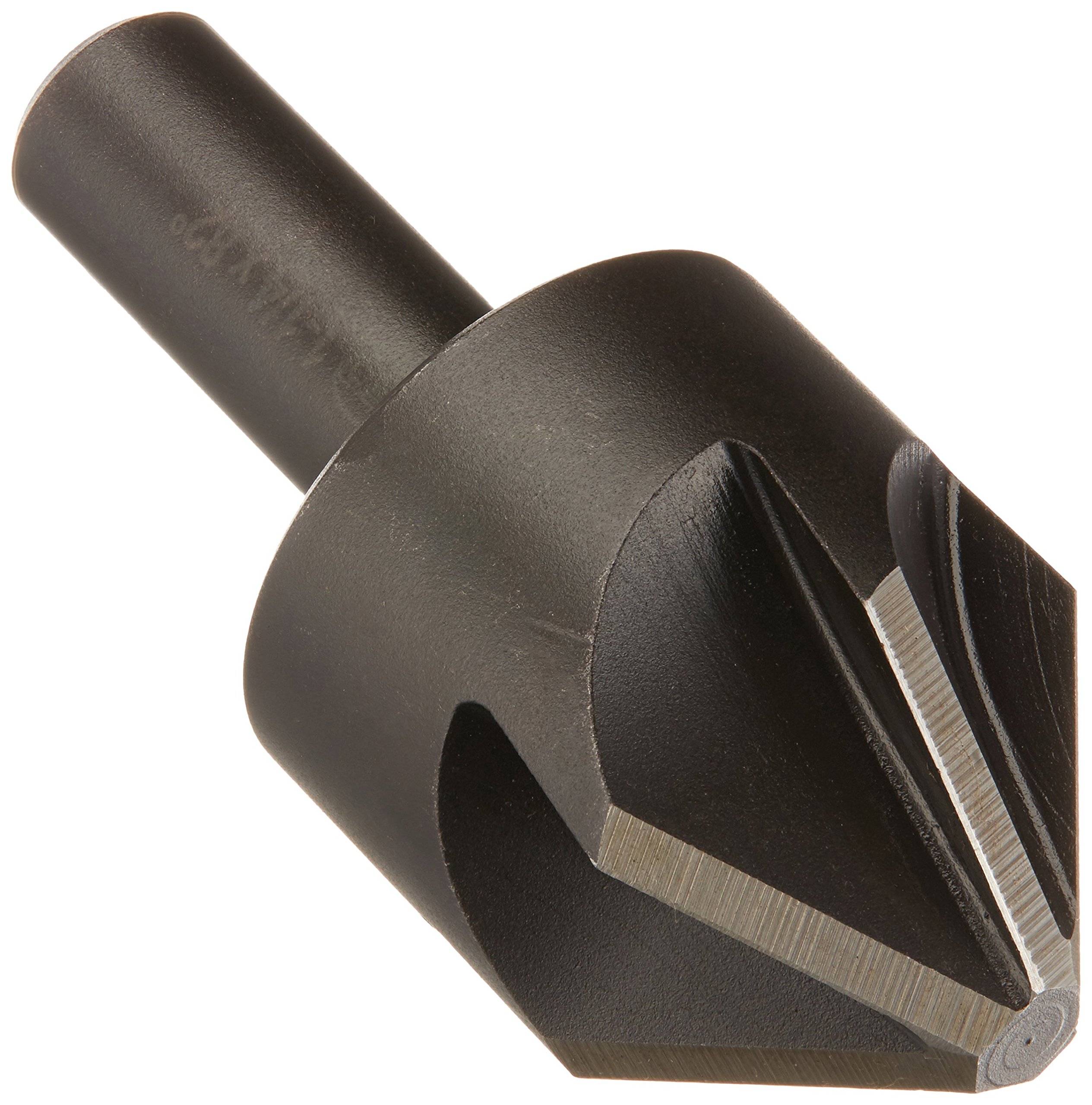 KEO 55032 High-Speed Steel Single-End Countersink, Uncoated (Bright) Finish, 6 Flutes, 82 Degree Poi