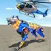 Wolf Robot Transform Hubschrauber Polizei Spiele: Robot Kampf: Minibot Schlacht: Roboter gegen Stahl Champions: Online Shooting Robot Battle Action-Spiele