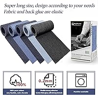 Vista 109 de KING MOUNTAIN - Parche de lona para colocar con la plancha, 3 x 60 pulgadas, parche de reparación de tela 100% de algodón, impermeable; para sofás