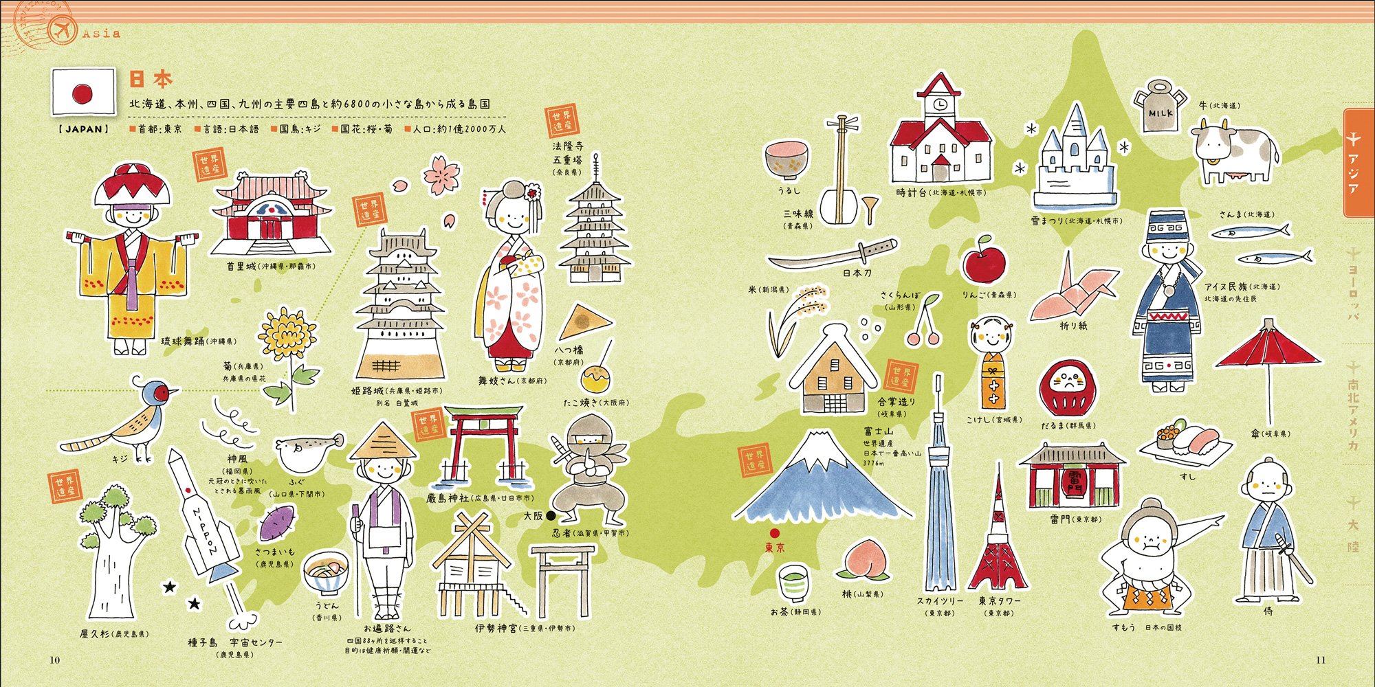 カモさんのプチかわイラストレッスン 世界一周イラストの旅 玄光社mook カモ 配送料無料