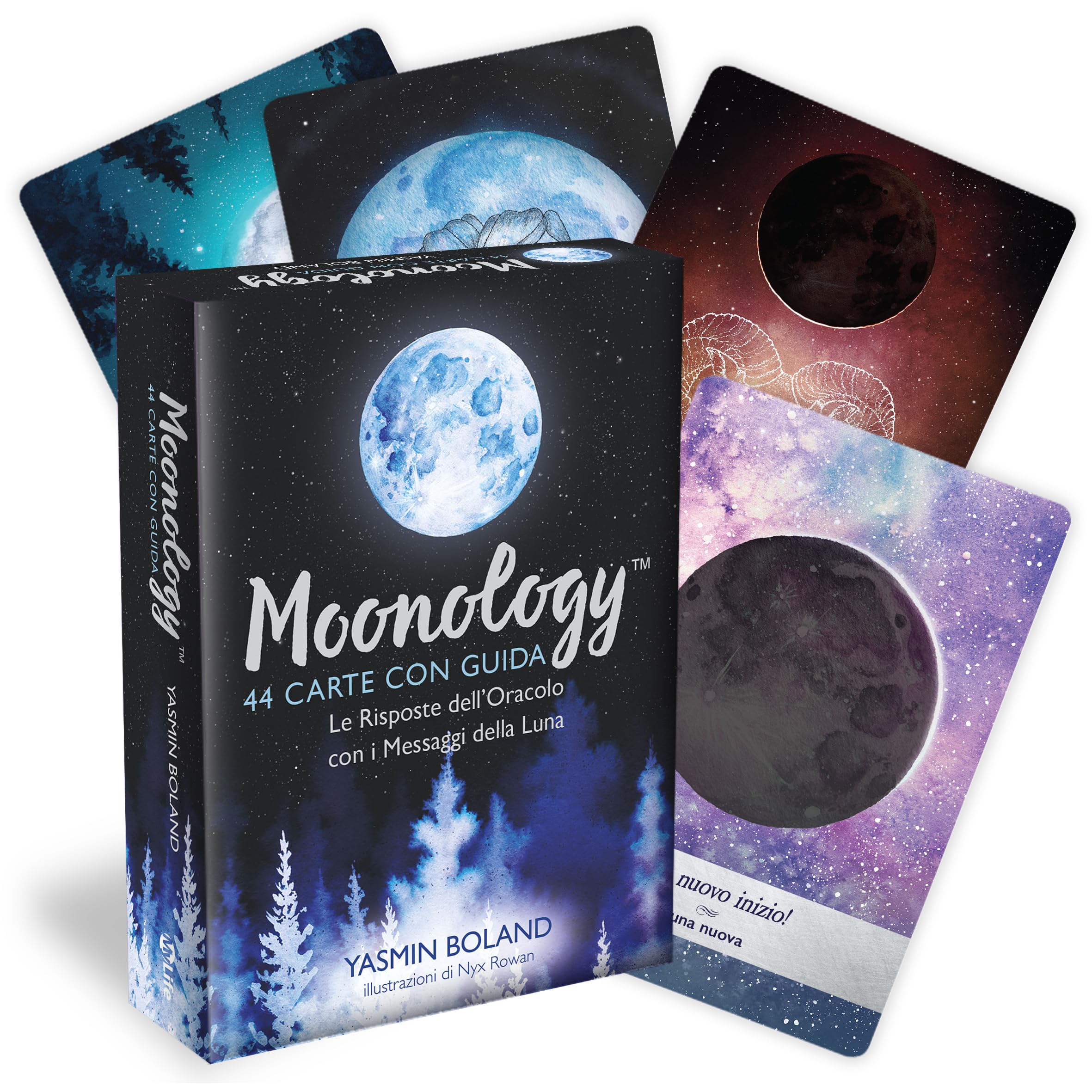 Moonology 44 Carte dell'Oracolo con Guida a colori.