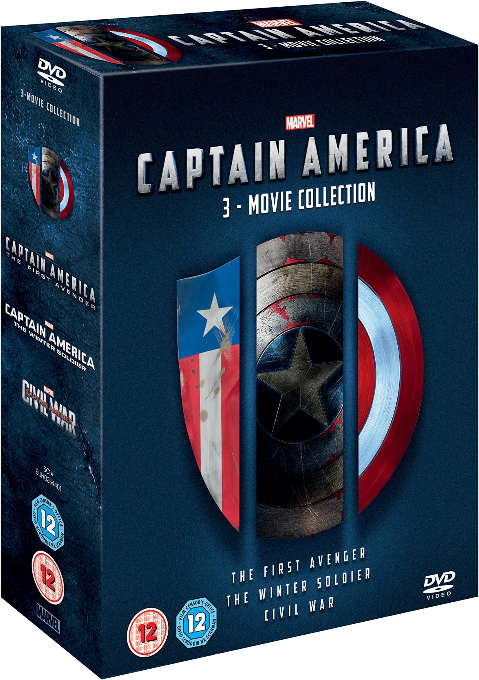 Captain America 1-3 [DVD]