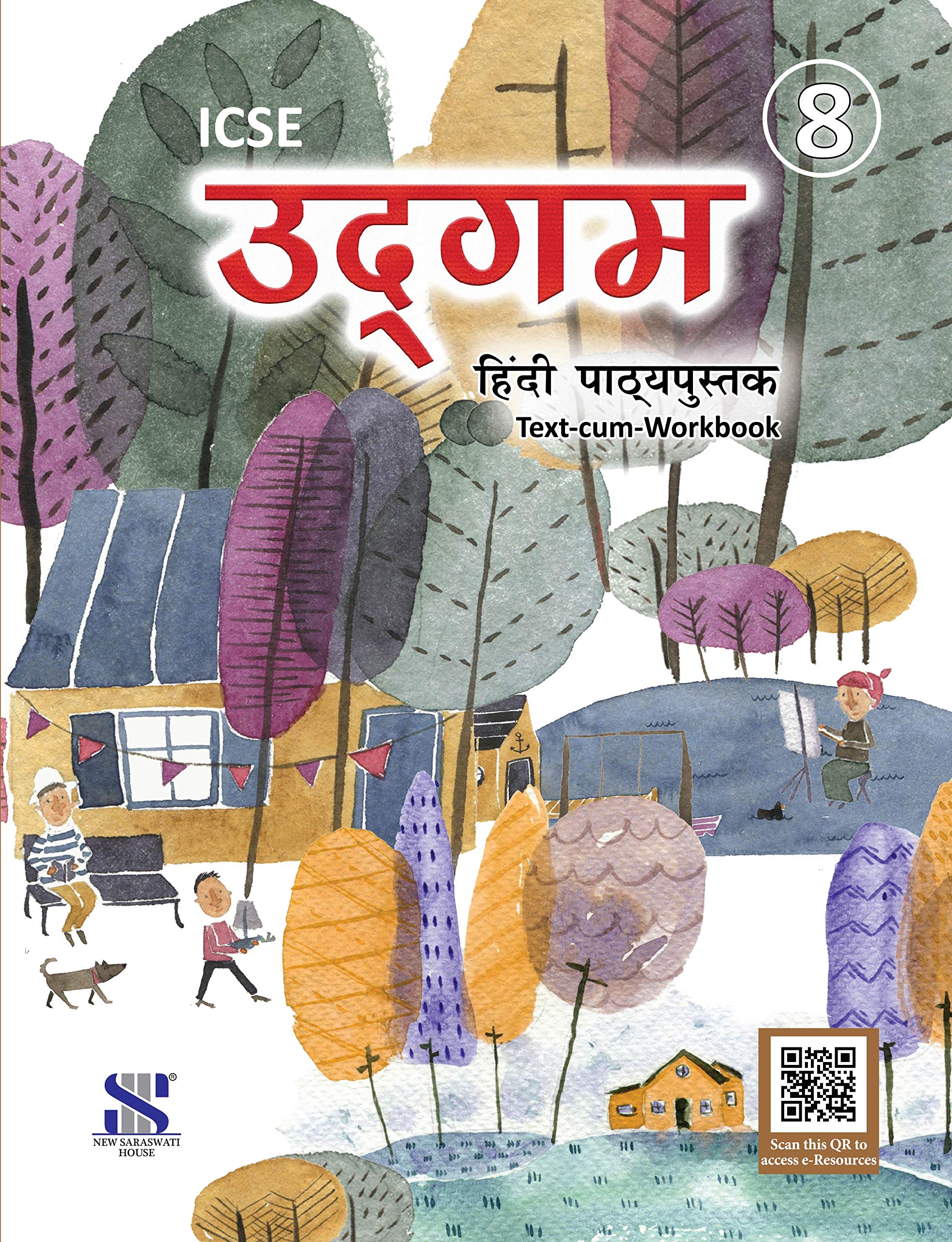 Udgam Hindi ICSE Class 08: Educational Book