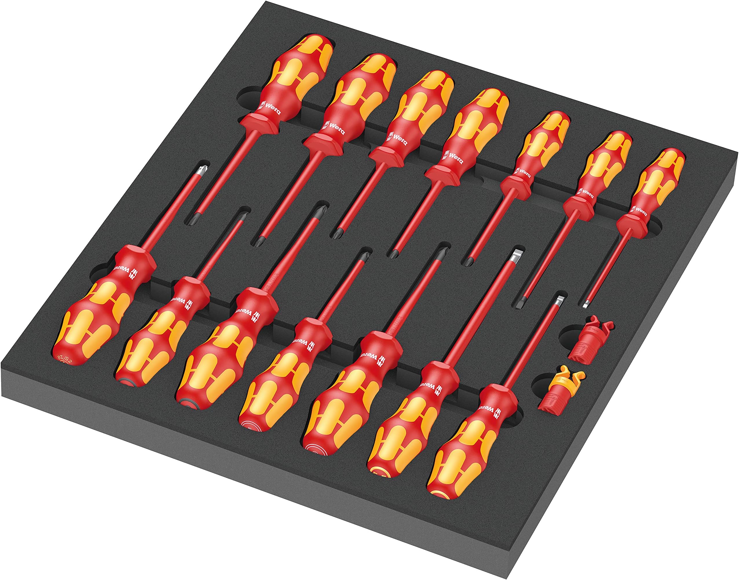 05150102001 9711 Foam Insert VDE Screwdriver Set 1, 16 Pieces