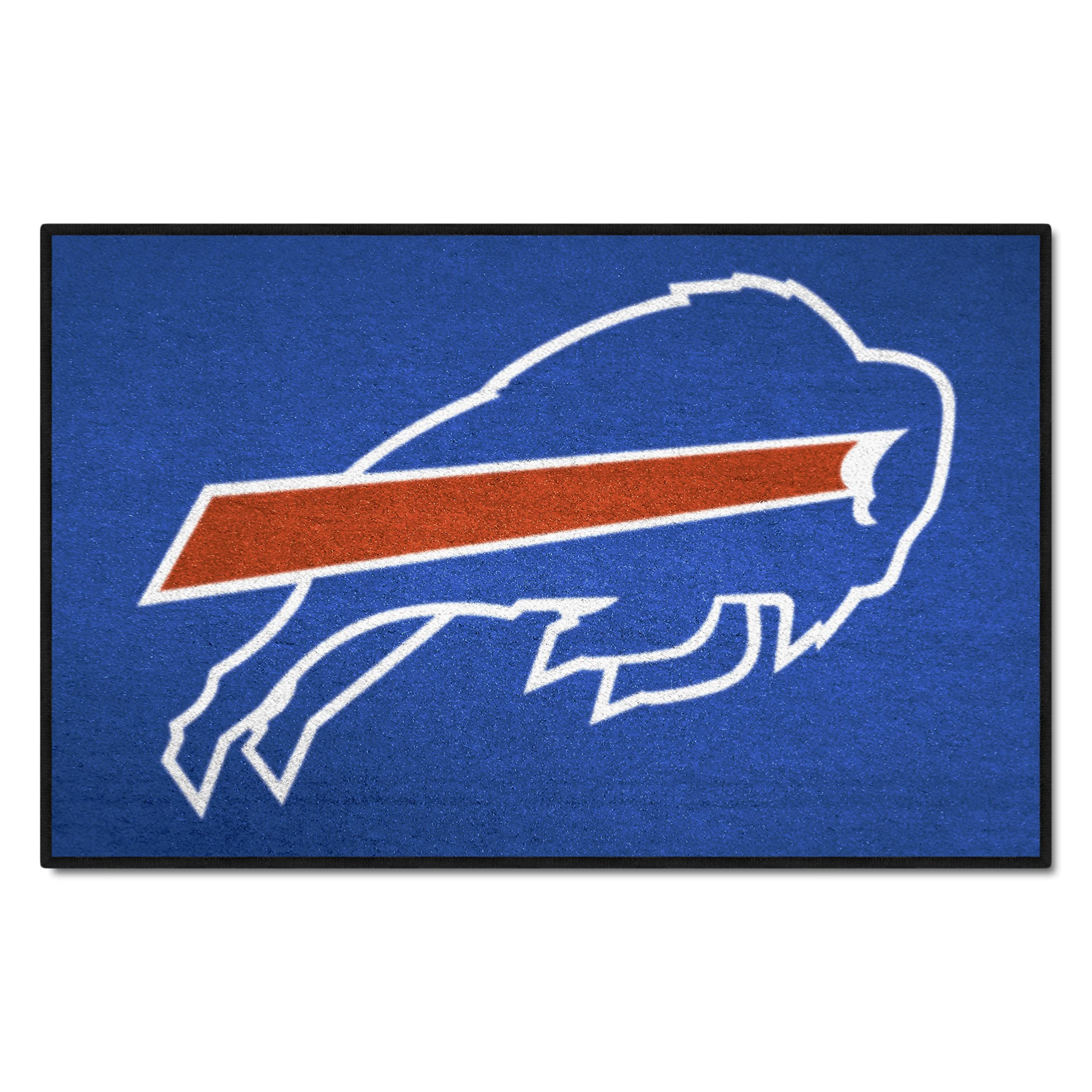 FANMATS 28719 Buffalo Bills Starter Accent Rug - 19in. x 30in. | Sports Fan Home Decor Rug and Tailgating Mat - Bills Primary Logo