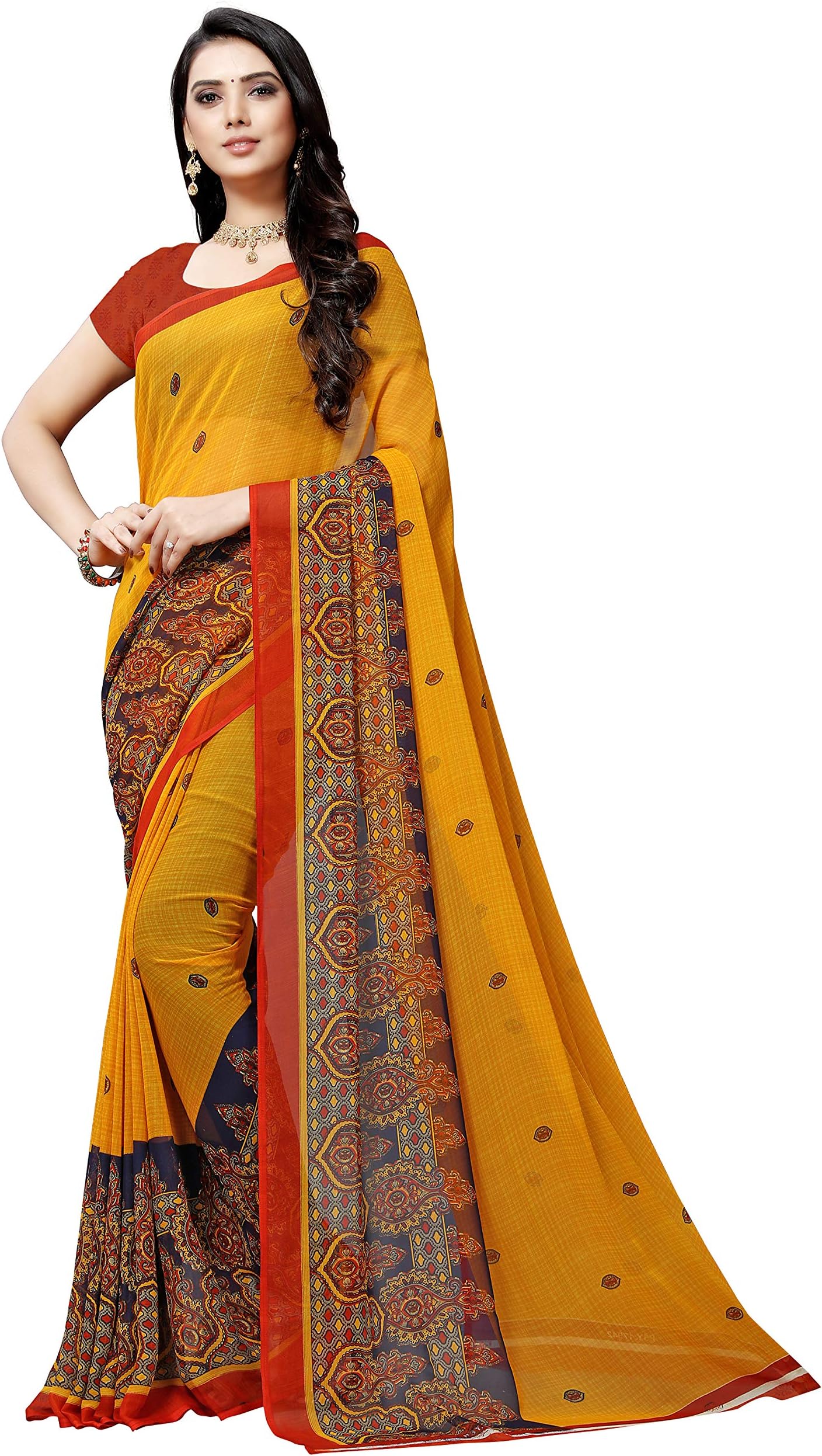 Georgette Blend Saree