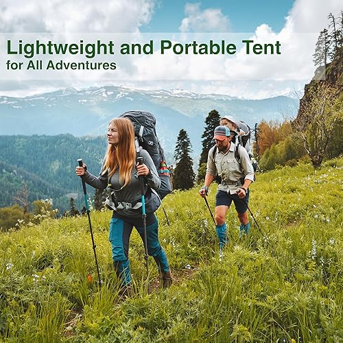 Miniatura 6 de Paquete de 10 tiendas de campaña a granel para 2 personas sin hogar, exploradores, camping, mochileros, impermeables, ligeras, fáciles de instalar