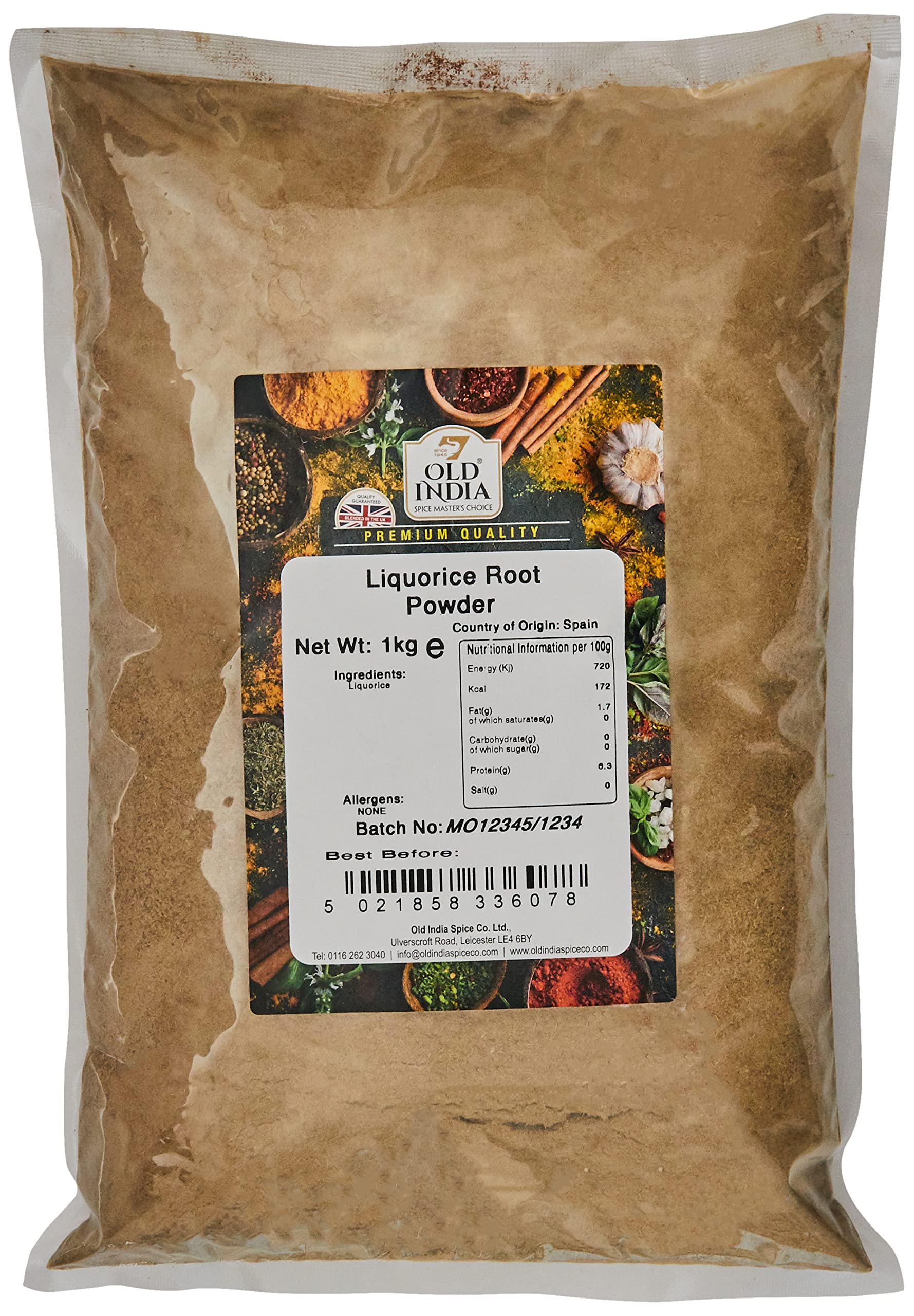 Old India Liquorice Root Powder 1kg