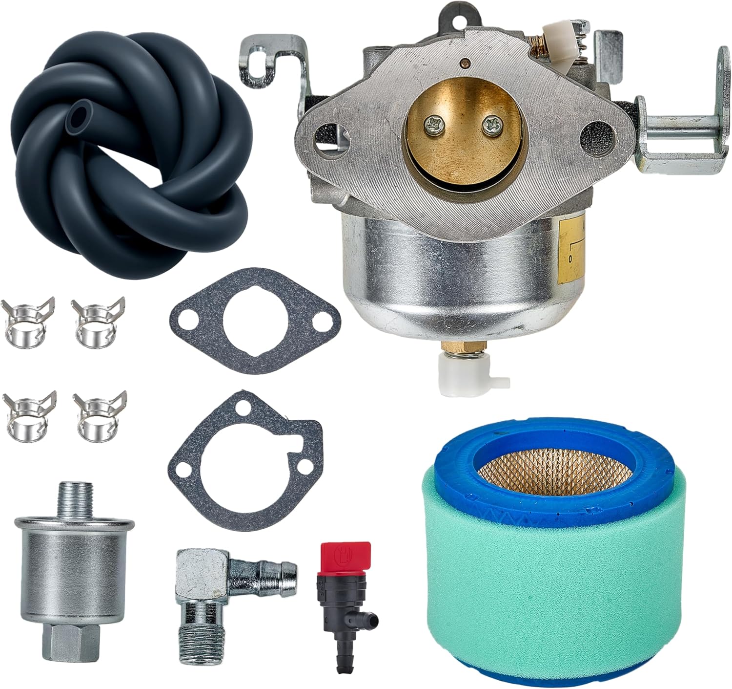 146-0456 Carburetor For Onan Cummins RV Generator 4000 6500 watt Replace # 146-0456 141-0929 146-0444 with Air Filter Kit