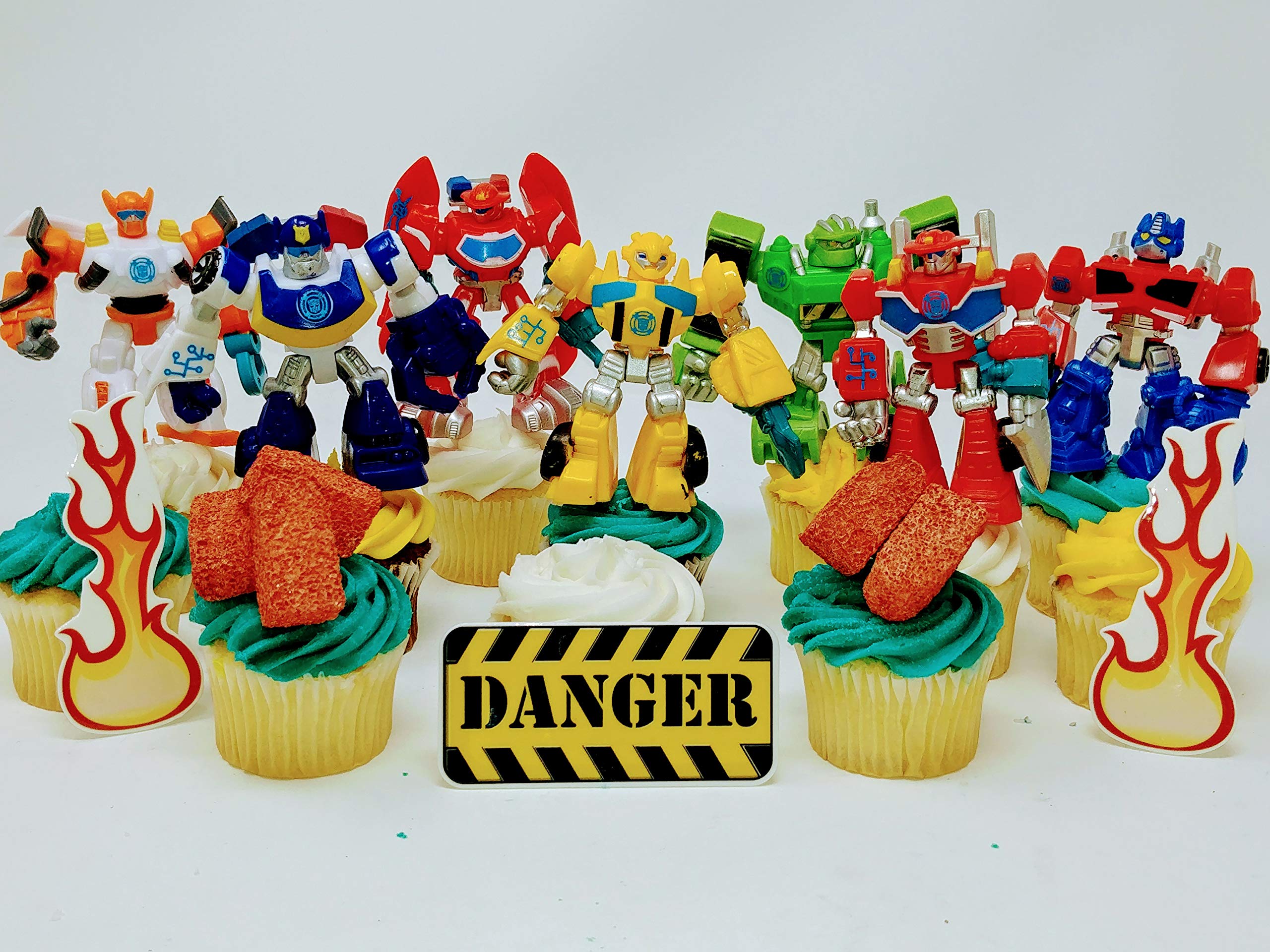 Buy TRANSFORMER Birthday Cupcake Topper Set Featuring RANDOM