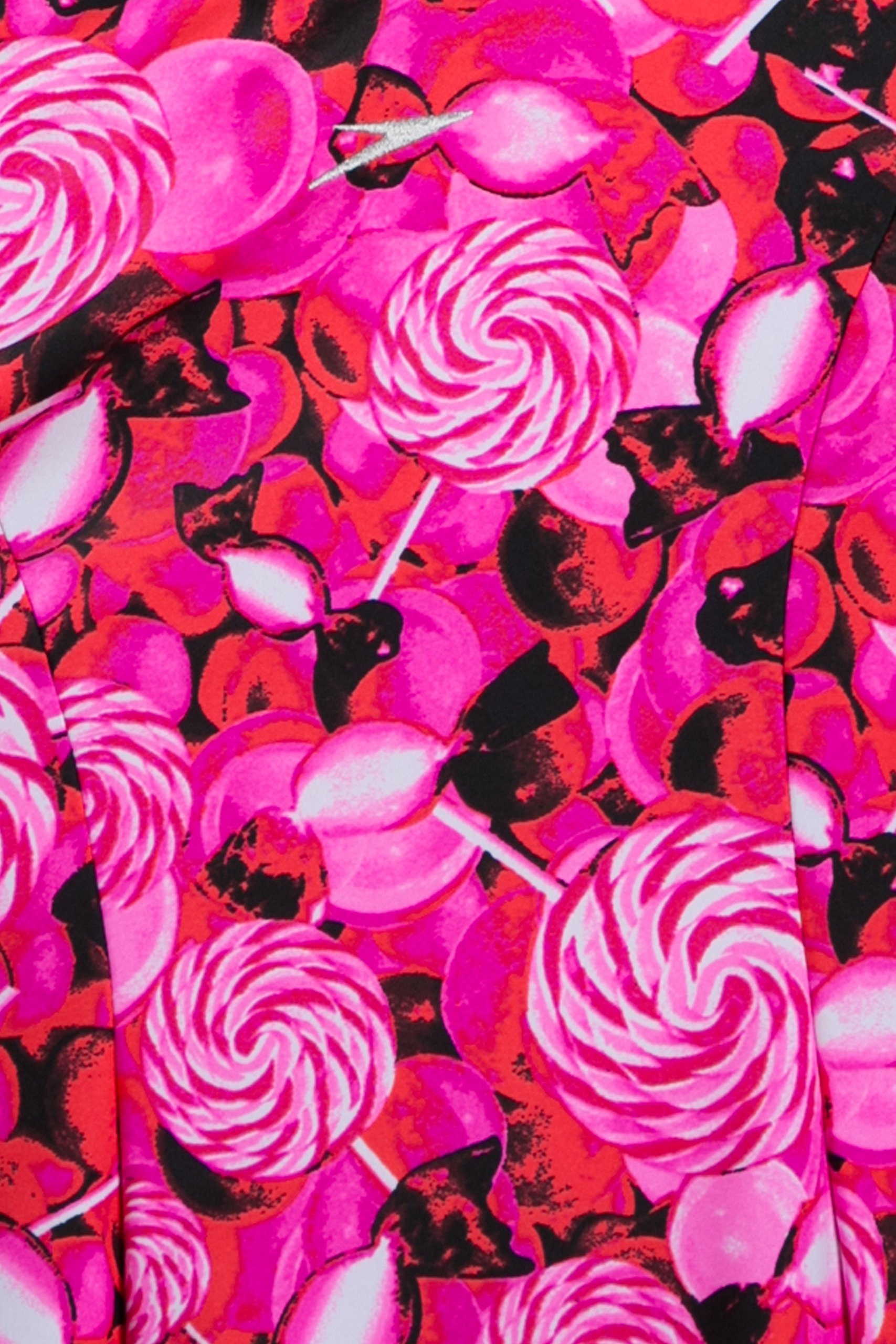 Speedo Astrofizz All Over Printed Racerback Swimdress Girls Swimwear, Red, 28 1