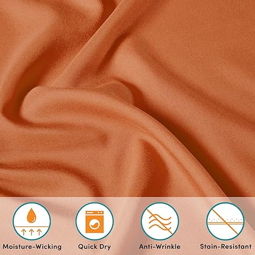 Miniatura 5 de Comfort Spaces Juego de sábanas de microfibra King, suaves, no destiñen, sábanas y fundas de almohada tamaño King, juego de sábanas tamaño King,