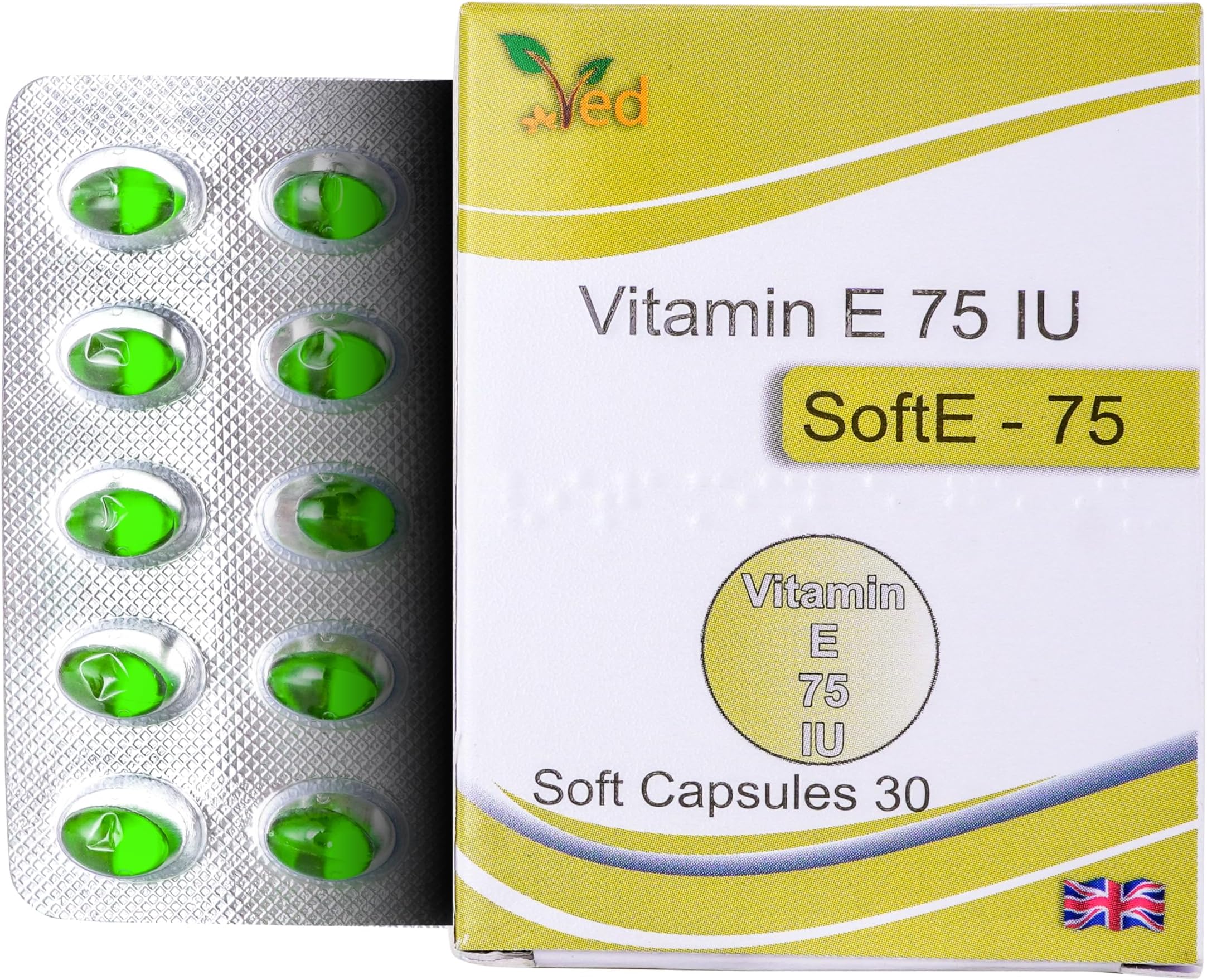 Ved Vitamin-E 75IU SOFTGEL Capsule (15X2)