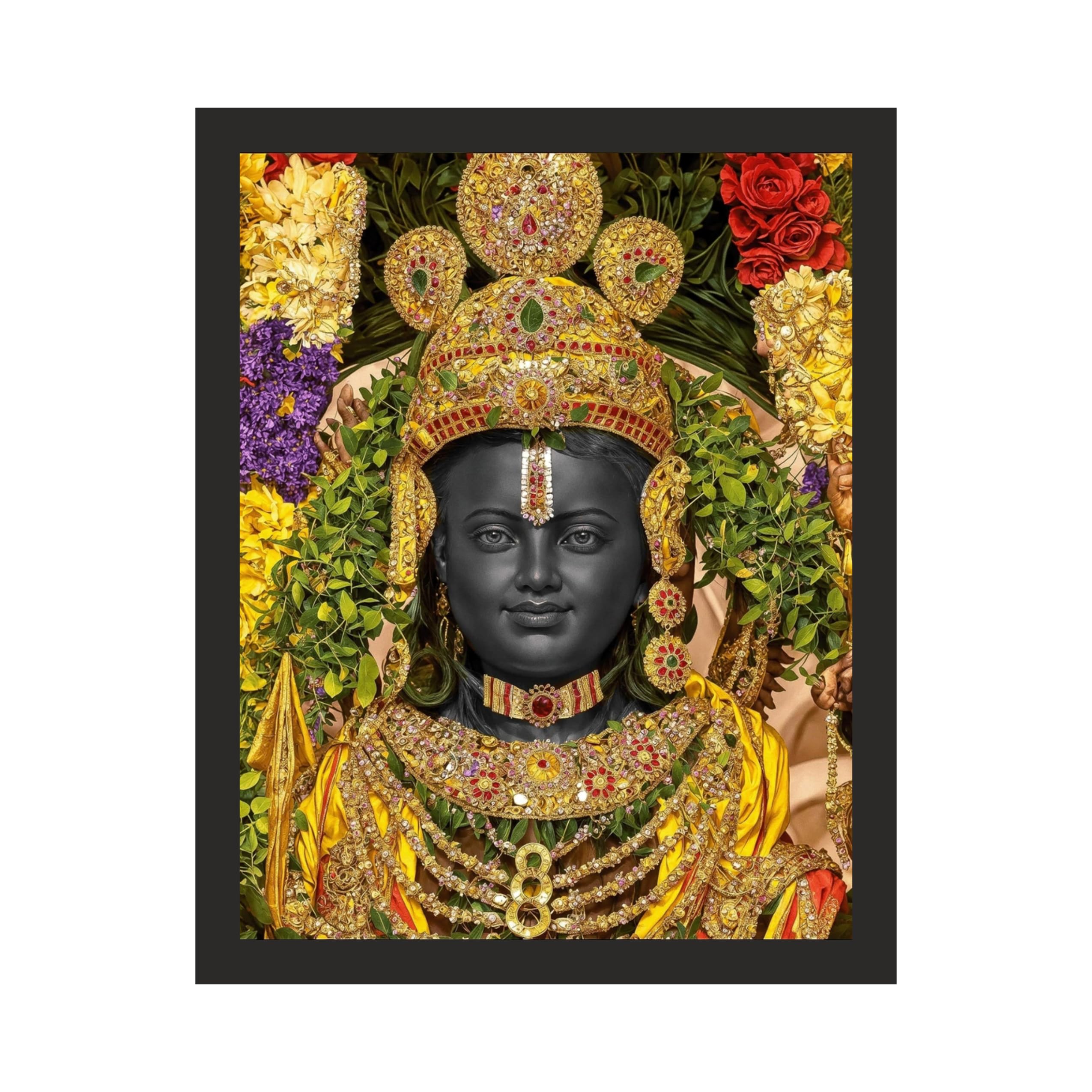 Ram Lalla Ayodhya Murti: A Divine Gift, 8x10 Inches