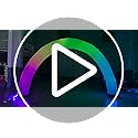 Amazon.com: V-infla Inflatable Color Changing Arch Blow up Promotional ...