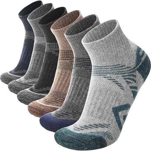 ANTSANG Merino Wool Quarter Ankle Hiking Socks