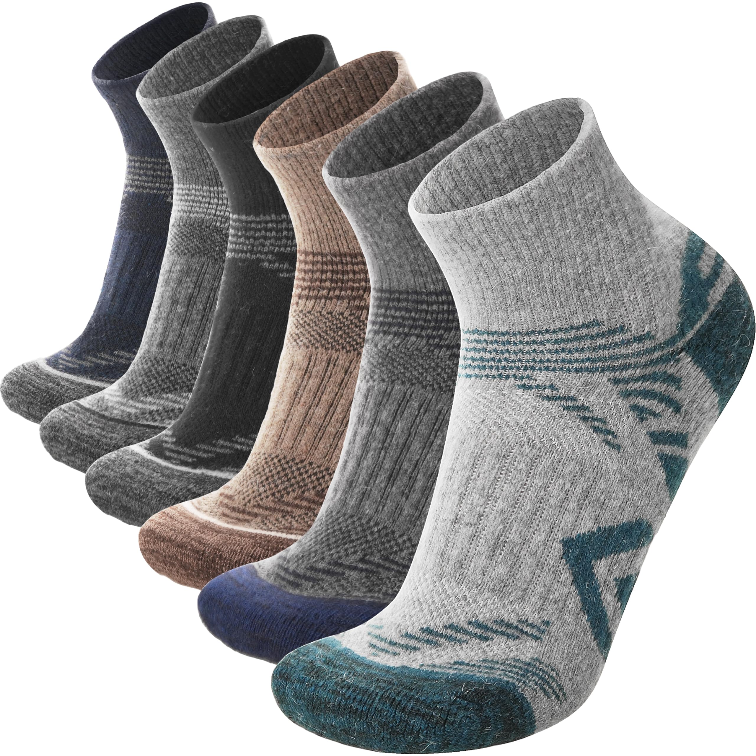 ANTSANG Merino Wool Quarter Ankle Hiking Running Socks