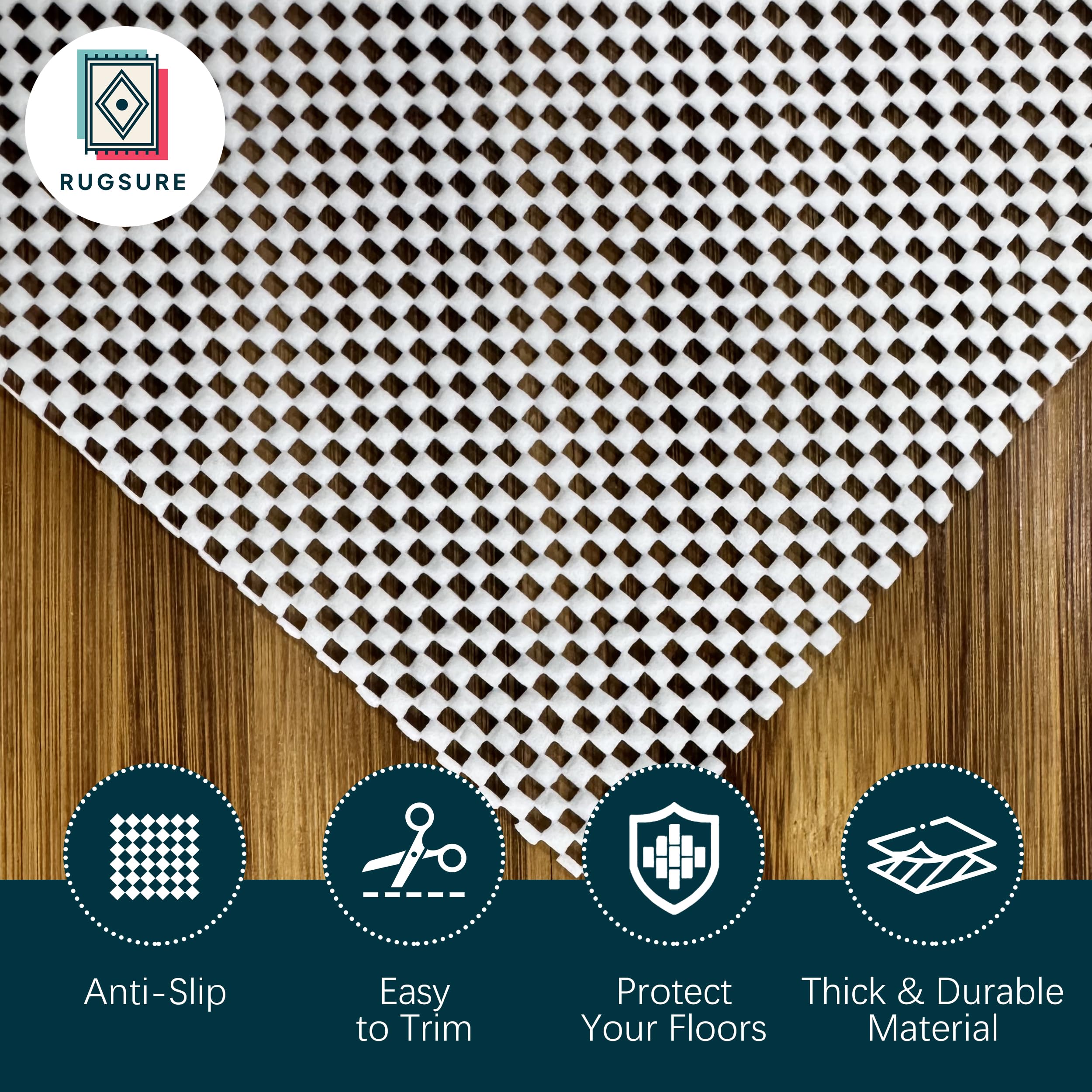 RUGSURE Tapis antidérapant 2,1 x 3 m