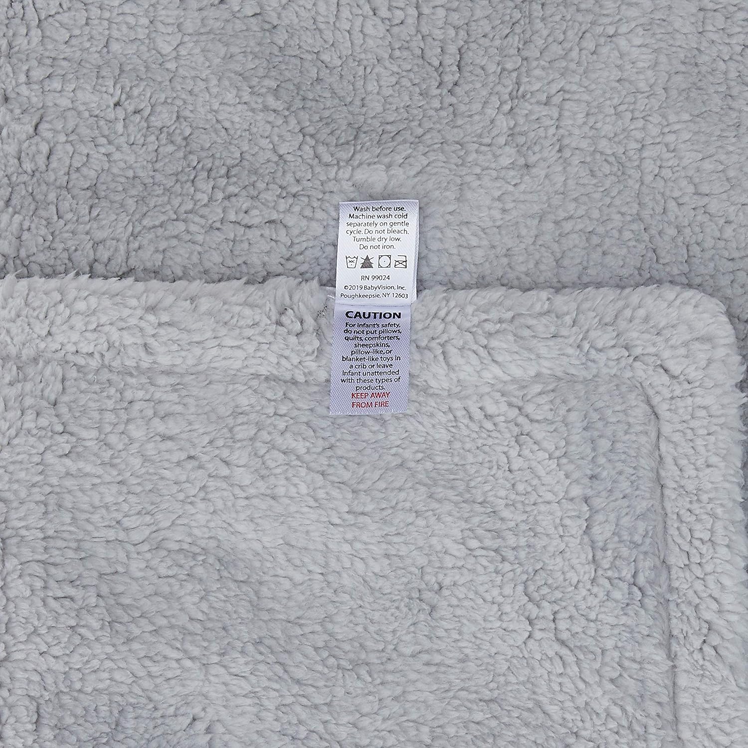 Hudson Baby Unisex Baby Plush Blanket with Sherpa Back, Classic Damask, One Size : Home & Kitchen