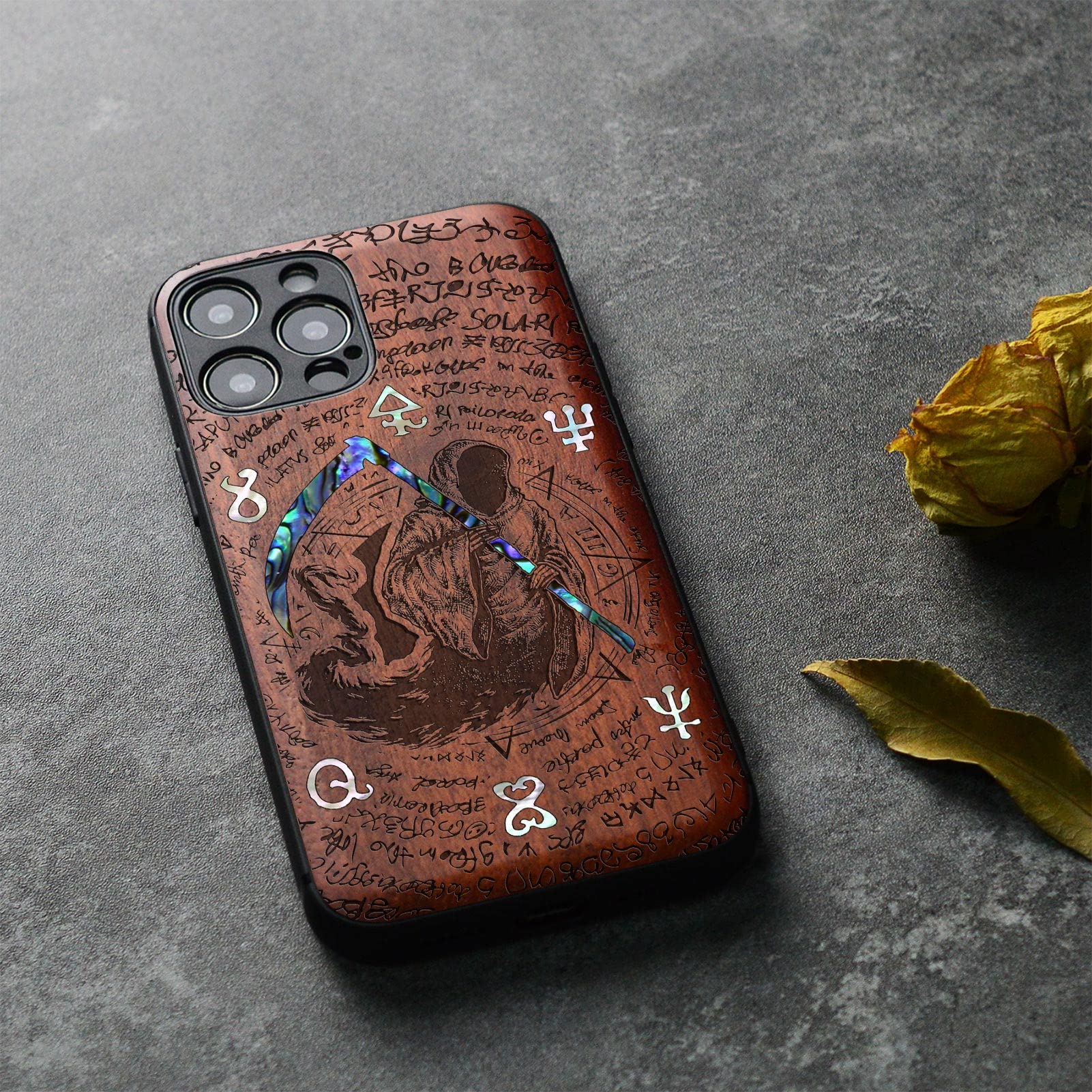 Custodia Per Telefono Cervo In Pelle Retr&ograve; Per Apple IPhone 17