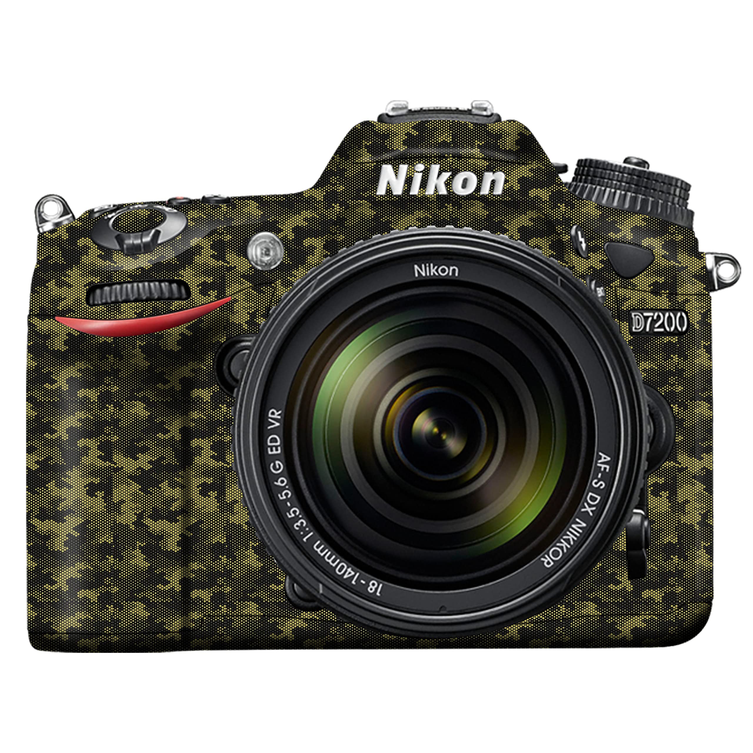 Premium DSLR Camera Scratchproof Protective Skin for Nikon D7200 - No Residue Removal, Bubble Free, Scratch Resistant, Stretchable, HD Quality Printed - Design 001-image-32