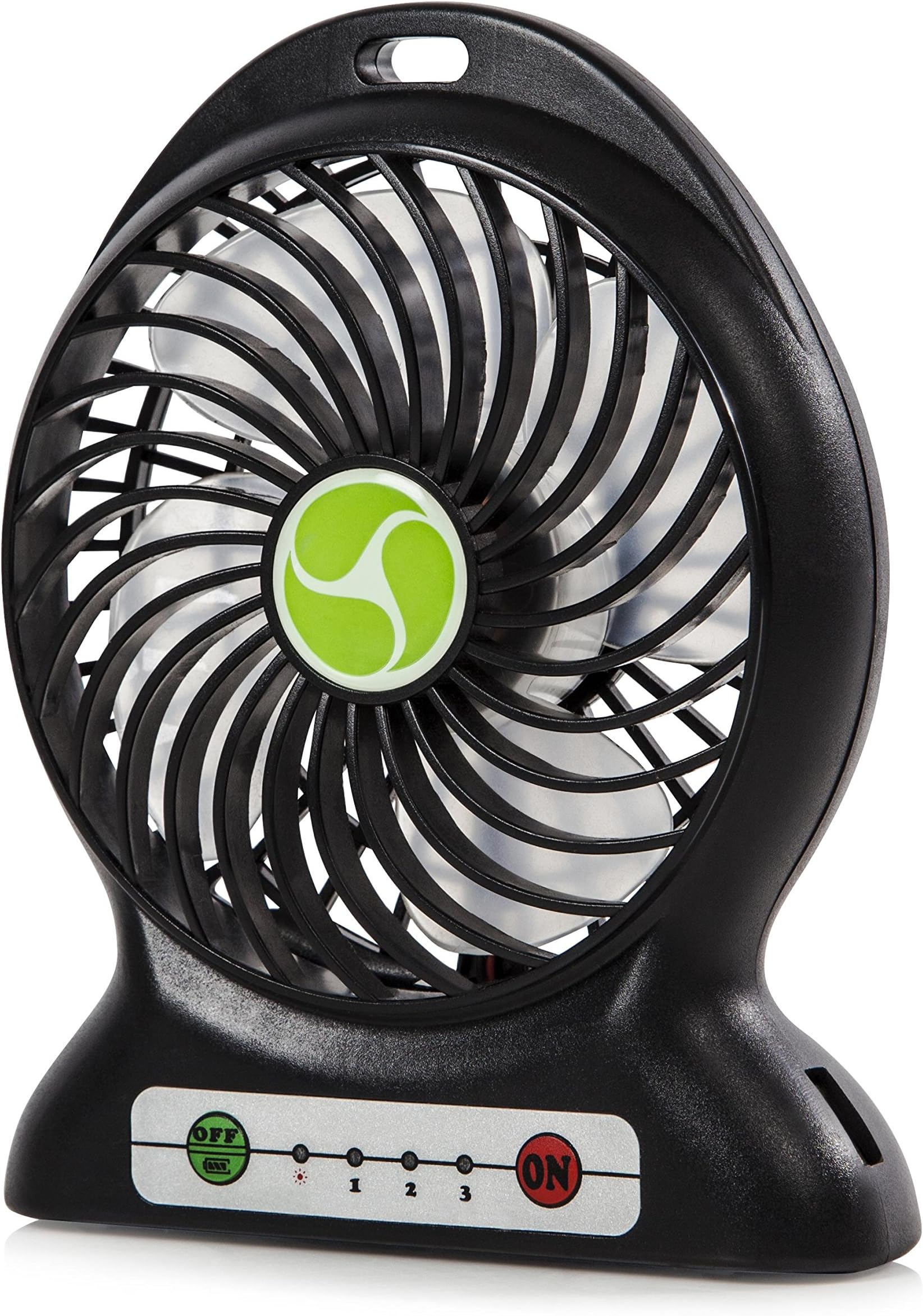 Itek 4-Inch Rechargeable Desk Fan