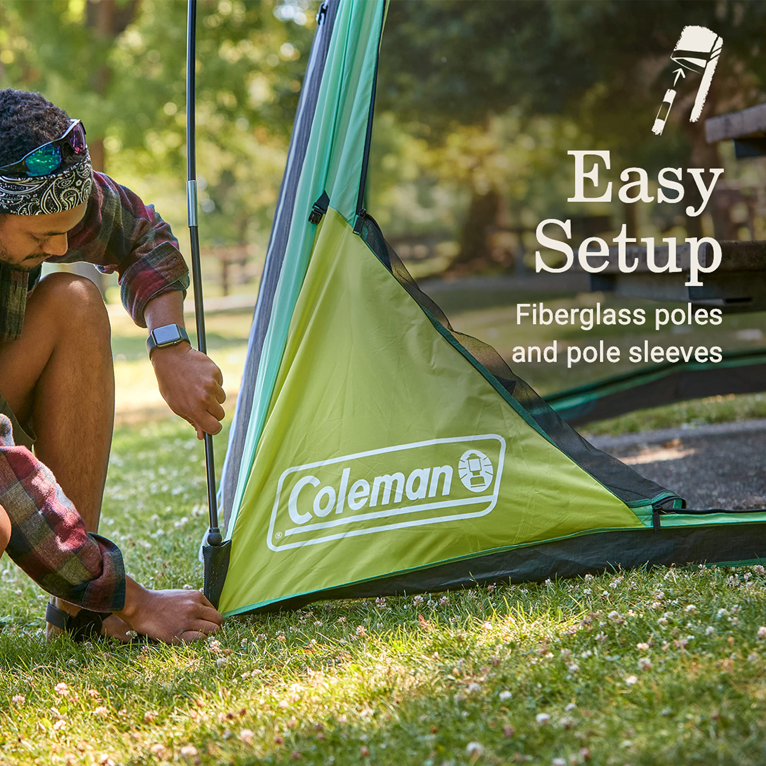 Coleman テント　キャノピー キャンプ初心者向けテント】コールマンBCキャノピードームの立て