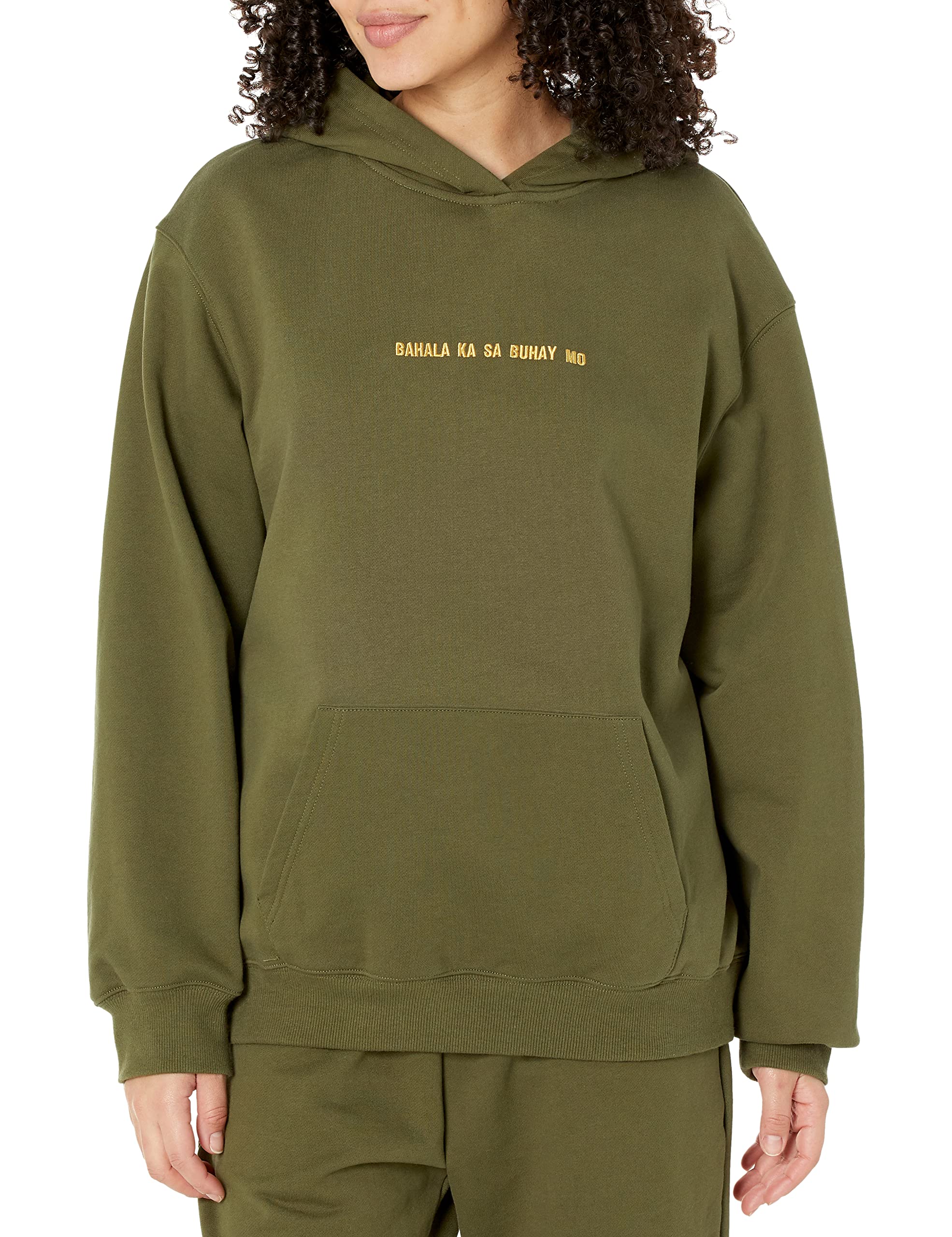 H.E.R. x The Drop Women's Martini Olive Bahala Ka Sa Buhay Mo Oversized Hoodie