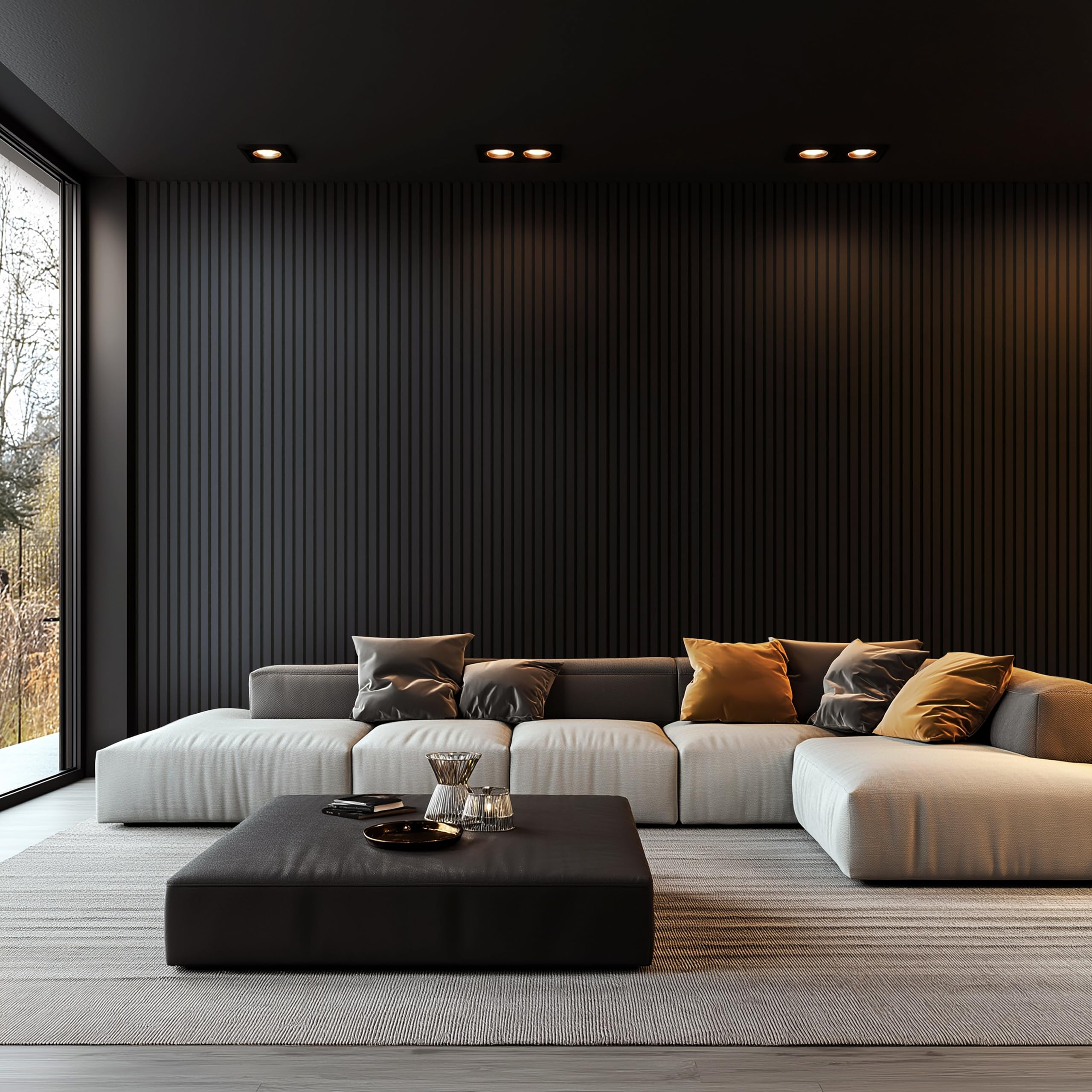 Amazon.com: MSI Acoustic Wood Slat Wall Panels for Interior Decor